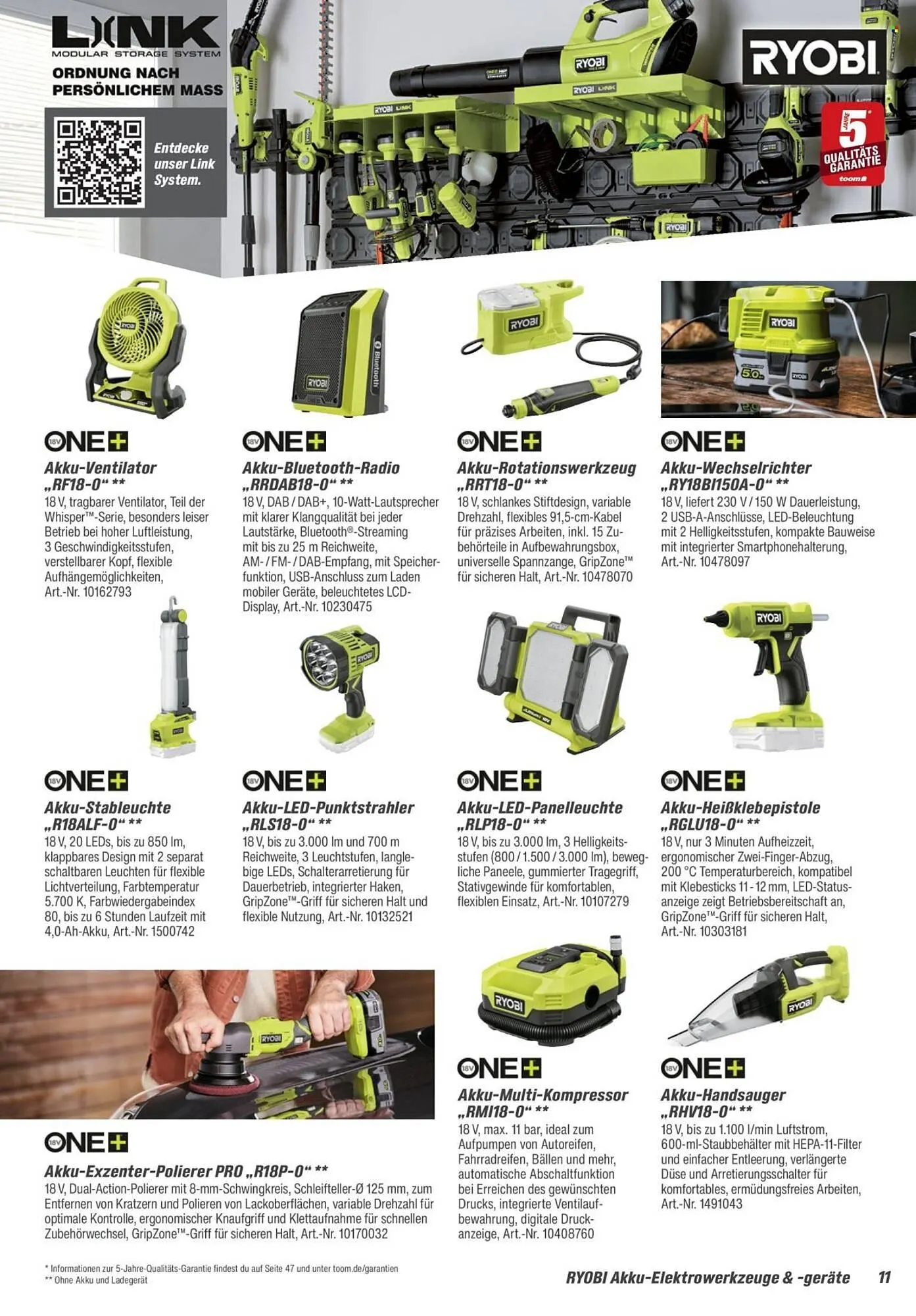 Toom Baumarkt Prospekt von 28. März bis 30. Juni 2026 - Prospekt seite 11