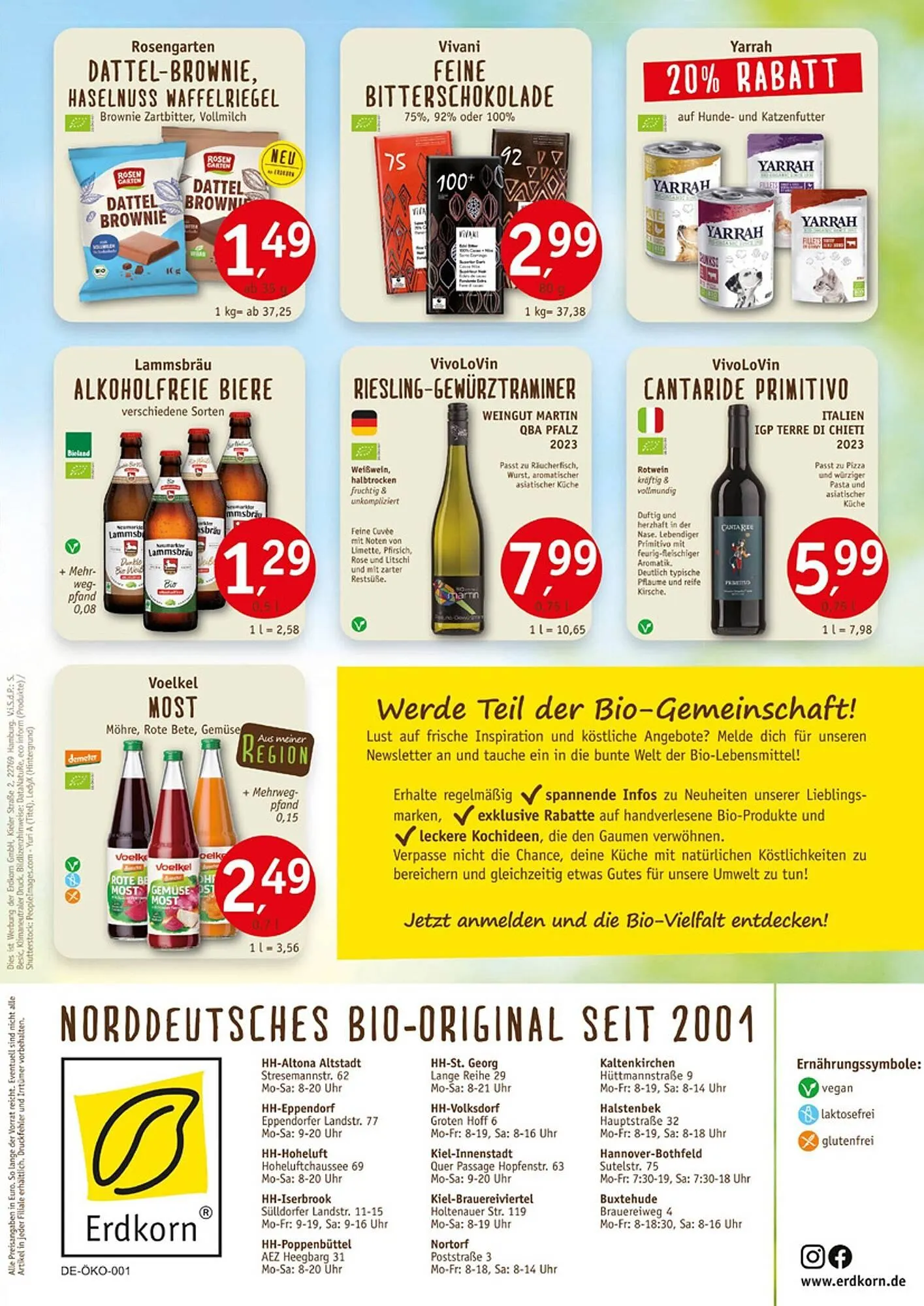 Erdkorn Biomarkt Prospekt von 27. Februar bis 26. März 2025 - Prospekt seite 6