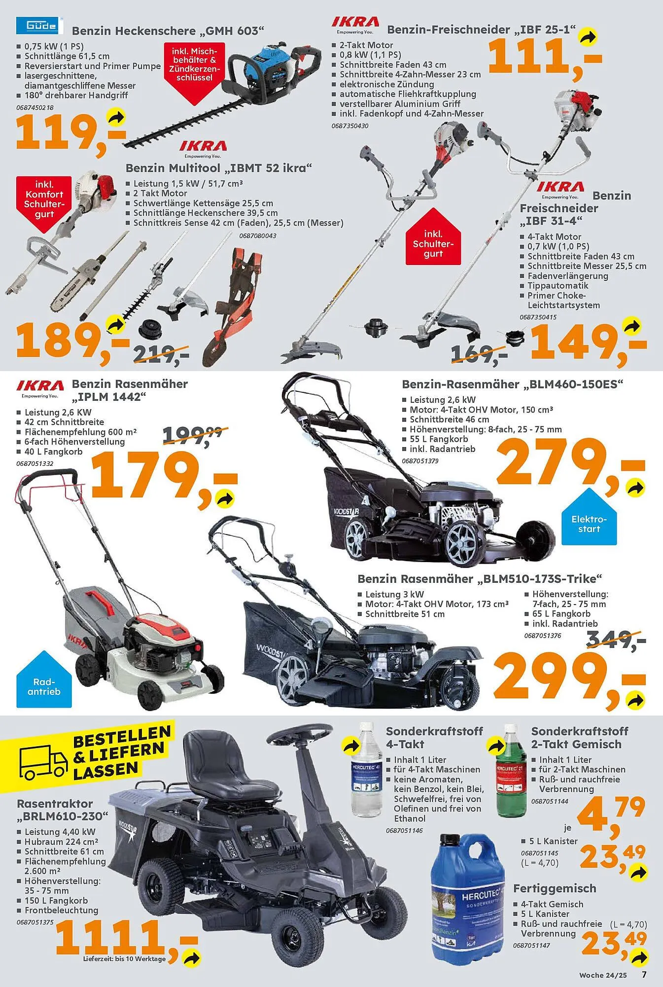 Globus Baumarkt Prospekt von 9. Juni bis 14. Juni 2025 - Prospekt seite 7