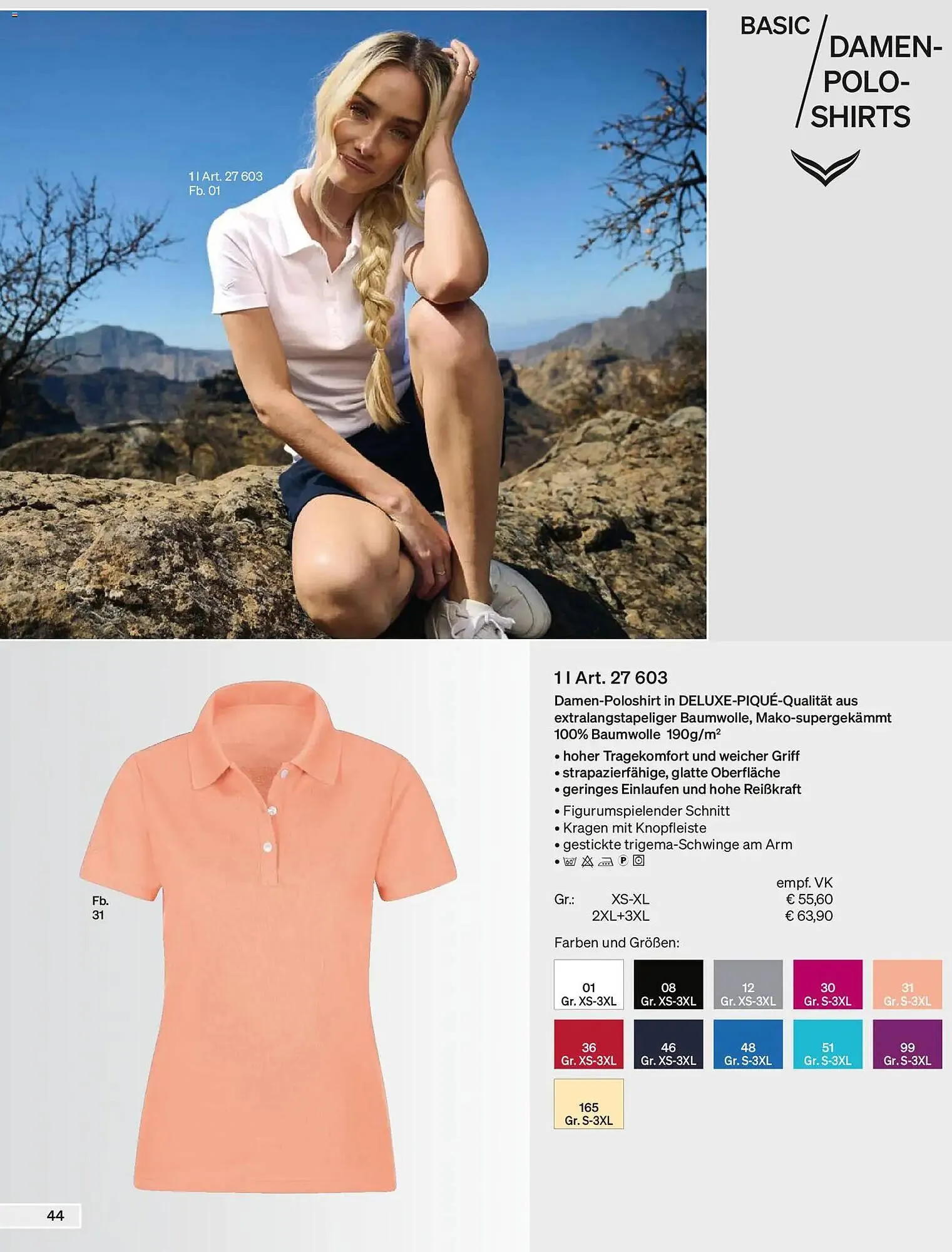 Trigema Prospekt von 1. Februar bis 31. August 2026 - Prospekt seite 44