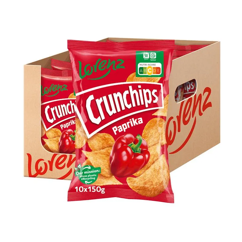 Lorenz Crunchips Paprika 10 x 150g (1500g)