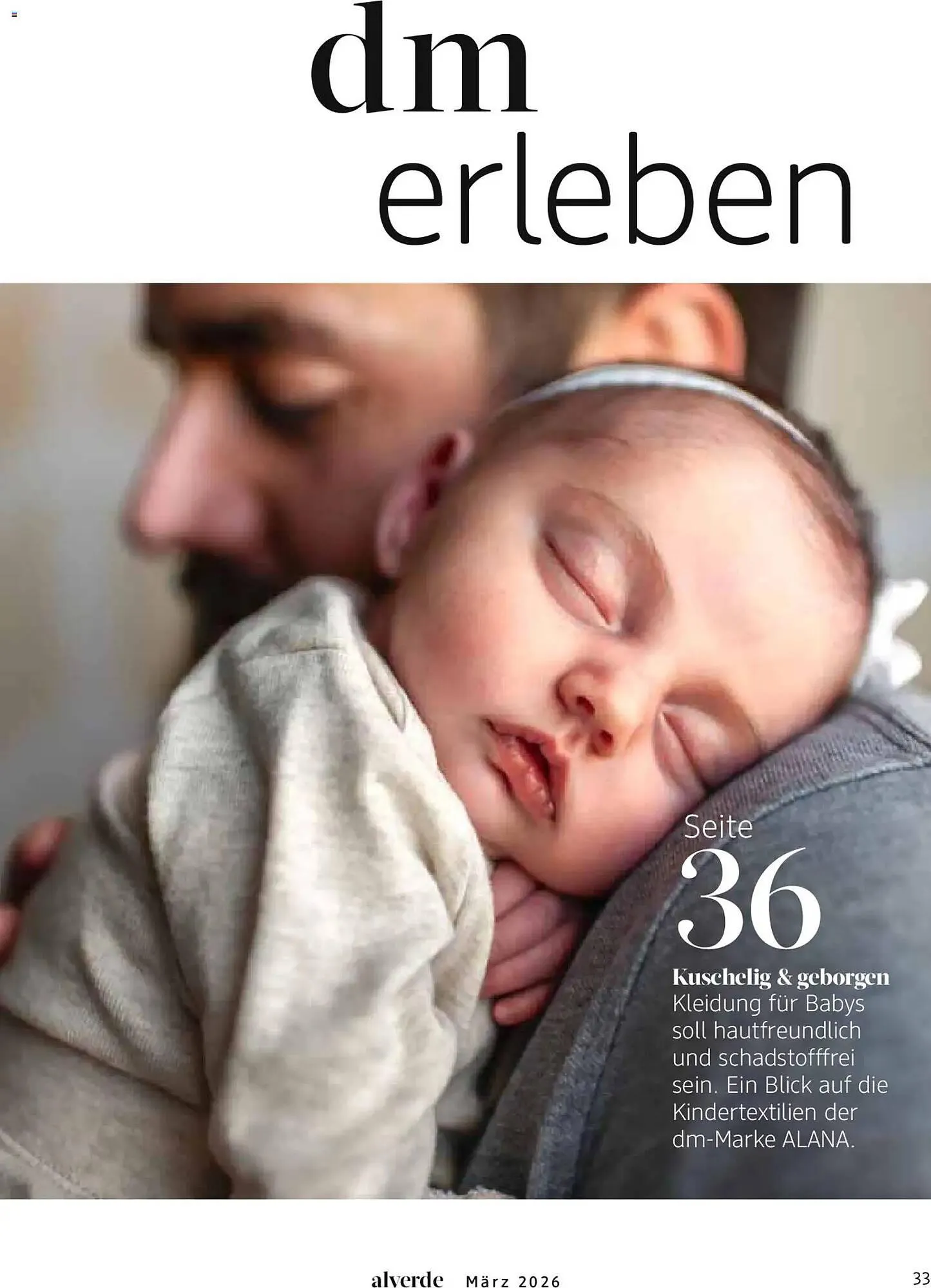 Dm drogerie Magazin von 1. März bis 31. März 2026 - Prospekt seite 33