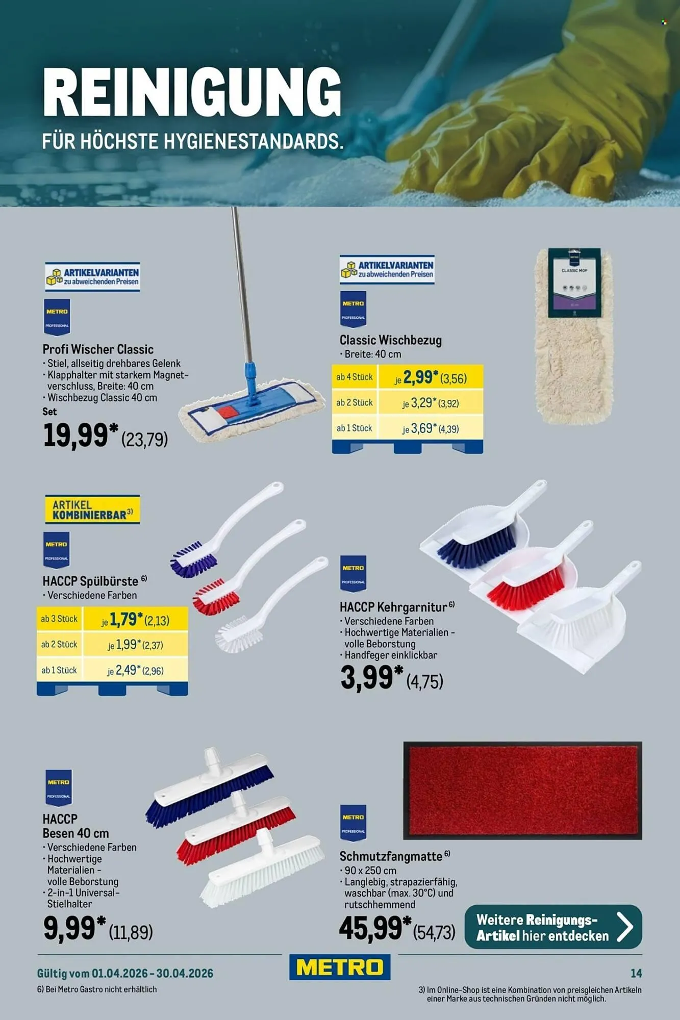 METRO Prospekt von 1. April bis 30. April 2026 - Prospekt seite 14
