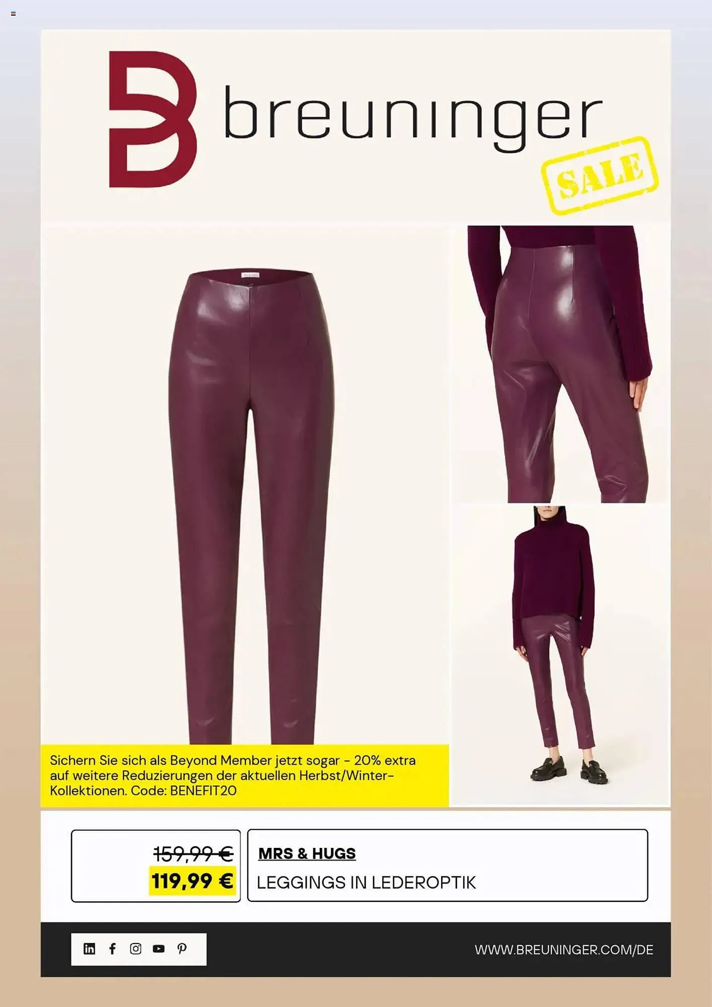 Breuninger Prospekt von 13. Januar bis 26. Januar 2025 - Prospekt seite 10