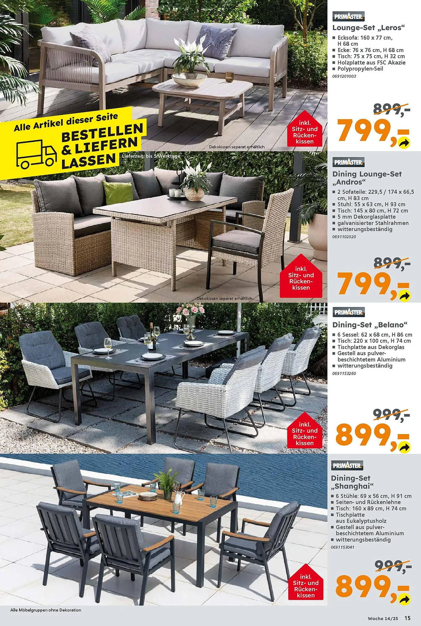 Globus Baumarkt Prospekt von 30. März bis 5. April 2025 - Prospekt seite 15