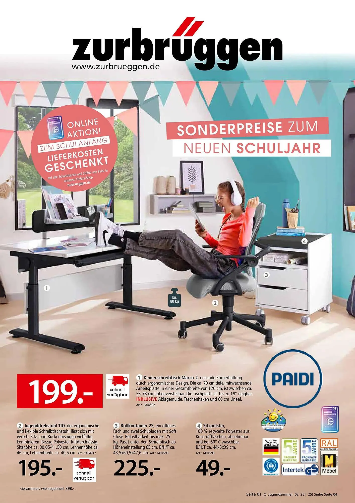 Zurbrüggen Prospekt von 28. September bis 31. Dezember 2025 - Prospekt seite 1