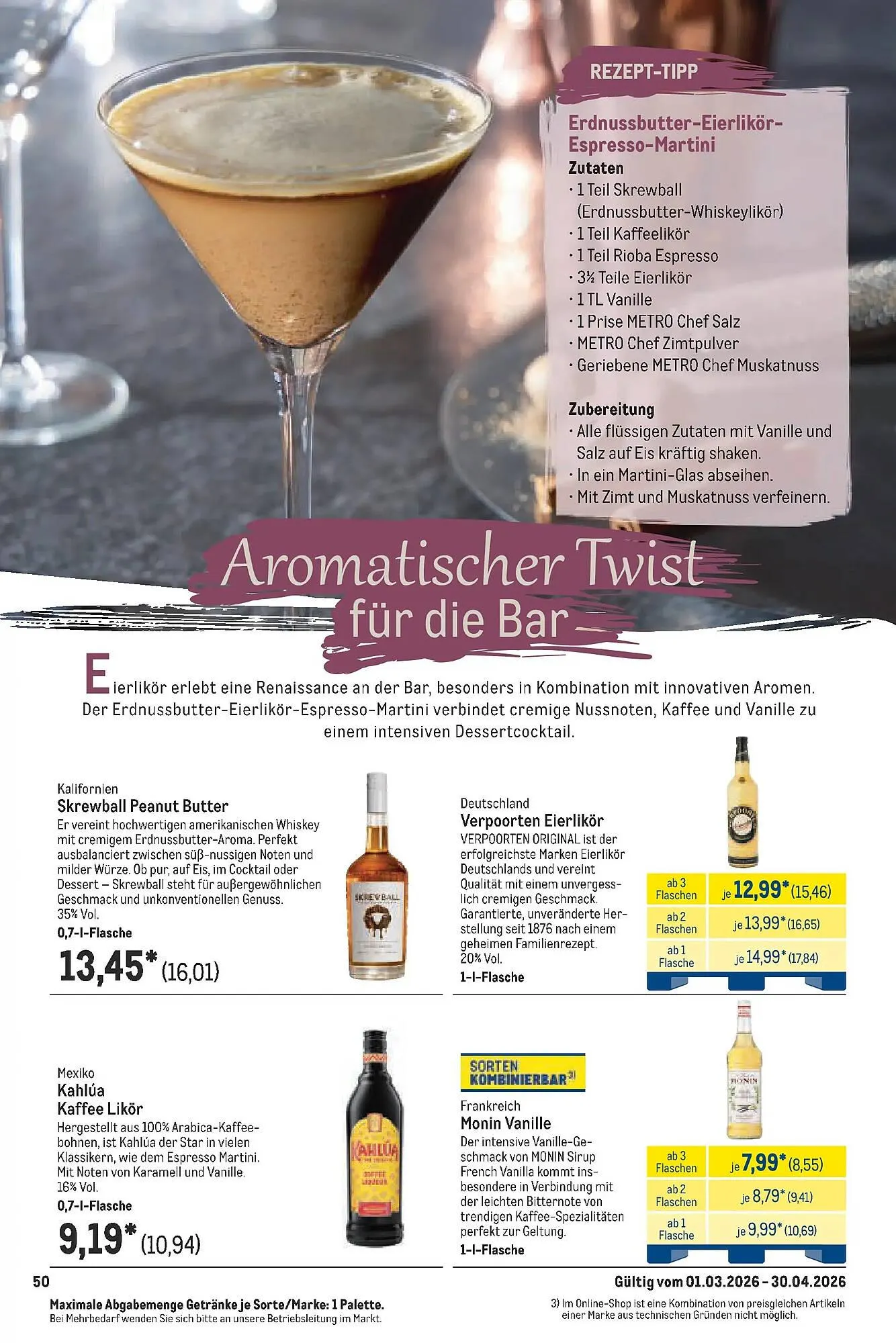METRO Prospekt von 22. März bis 28. März 2026 - Prospekt seite 50