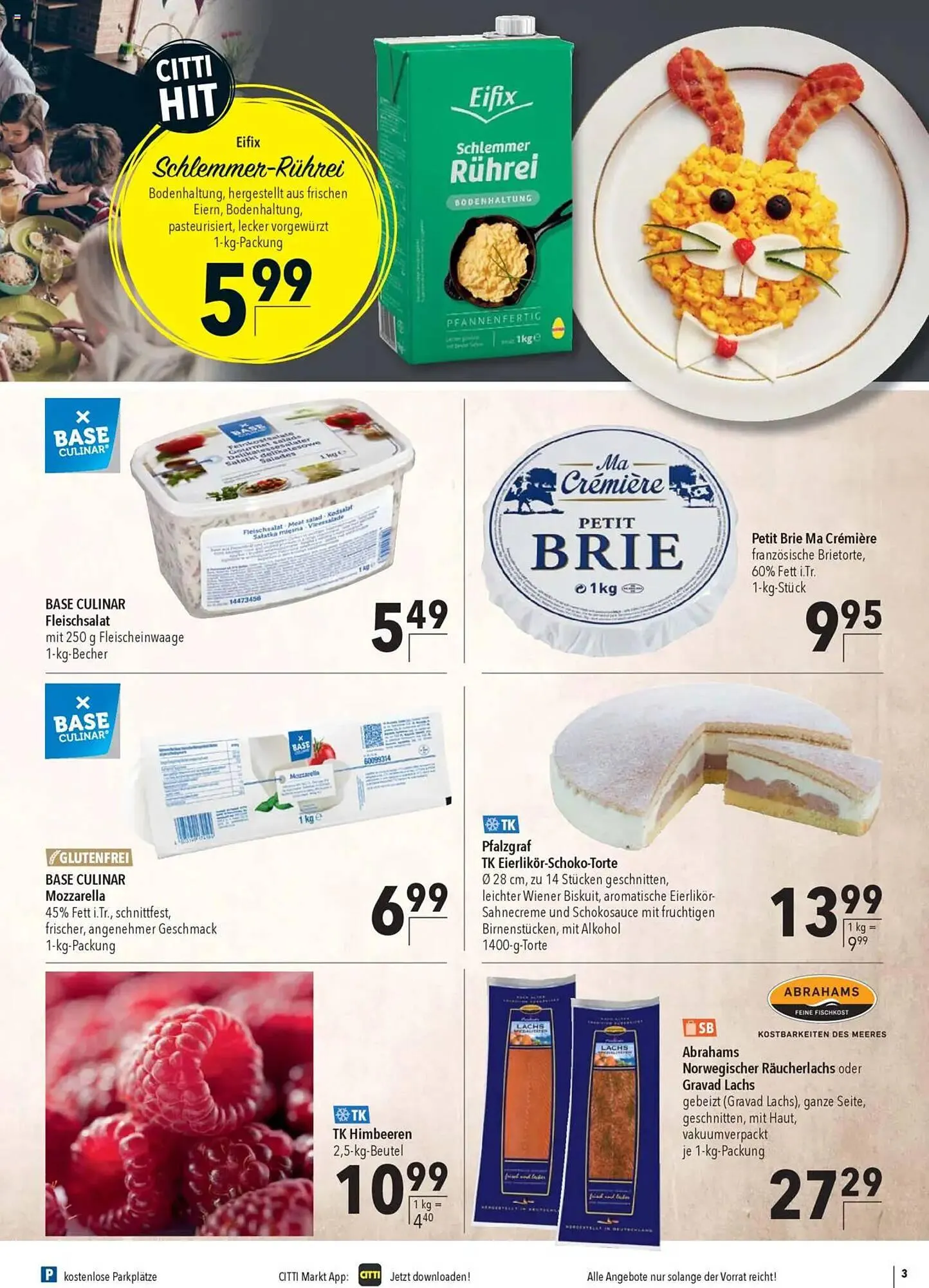 CITTI Markt Prospekt von 9. April bis 22. April 2025 - Prospekt seite 3