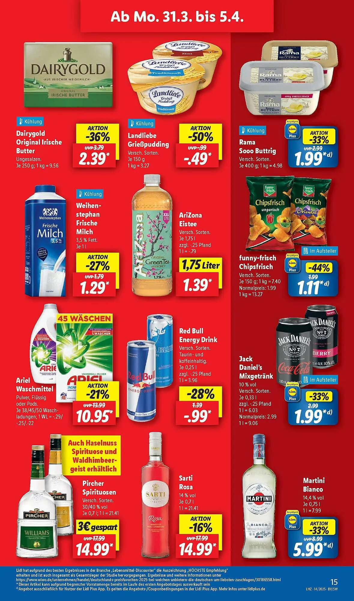Lidl Prospekt von 31. März bis 5. April 2025 - Prospekt seite 21