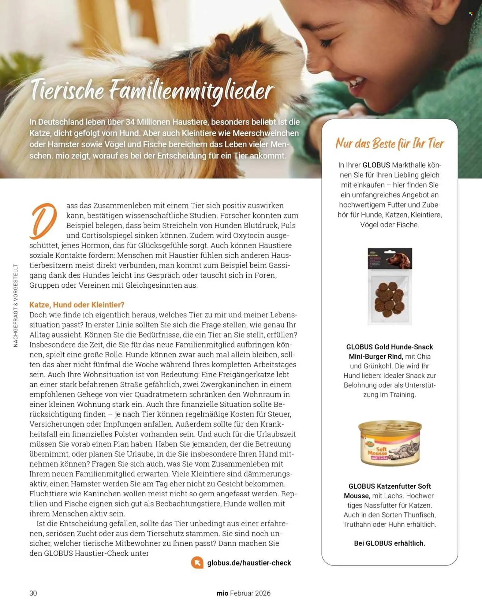Globus Magazin von 1. Februar bis 28. Februar 2026 - Prospekt seite 30