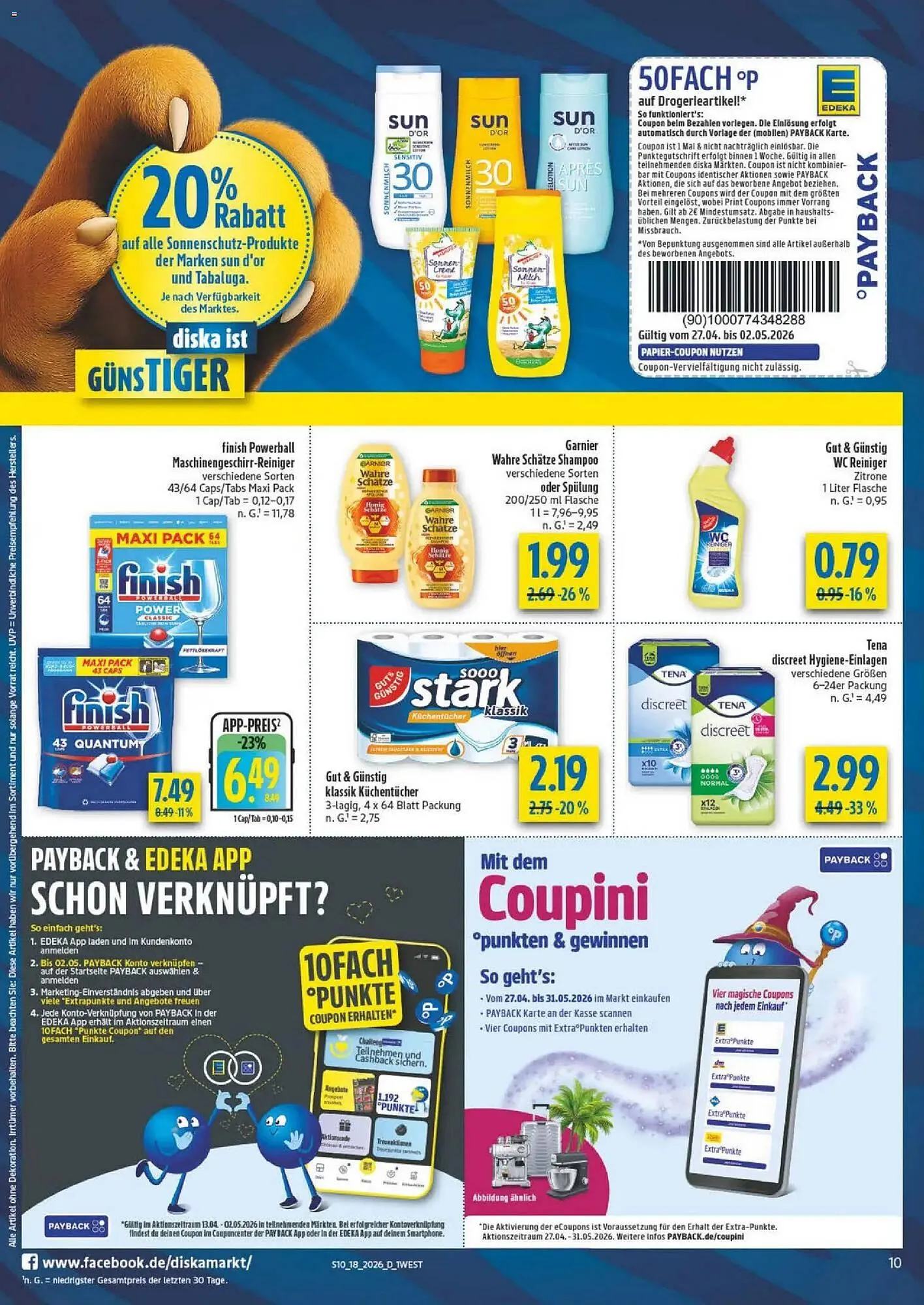 Diska Prospekt von 27. April bis 2. Mai 2026 - Prospekt seite 10