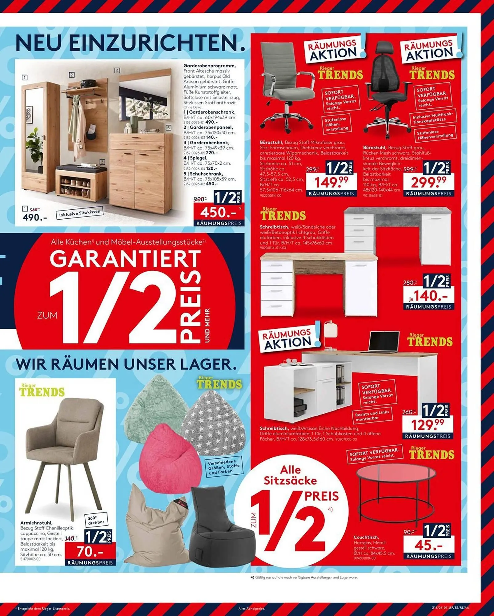 Möbel Rieger Prospekt von 15. April bis 28. April 2026 - Prospekt seite 7