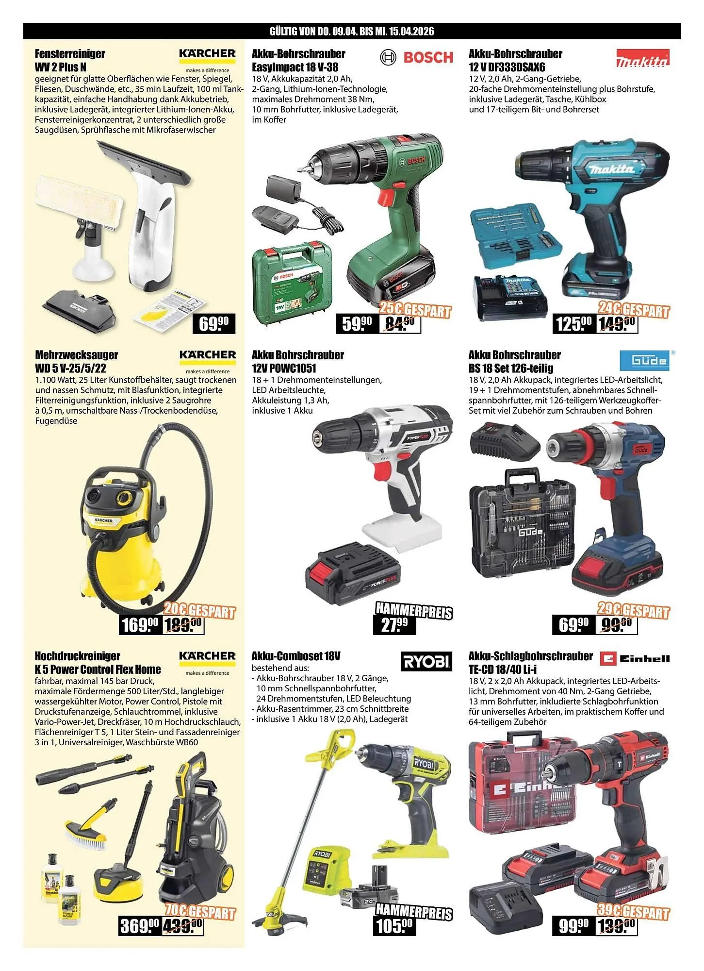 V Baumarkt Prospekt von 9. April bis 15. April 2026 - Prospekt seite 6