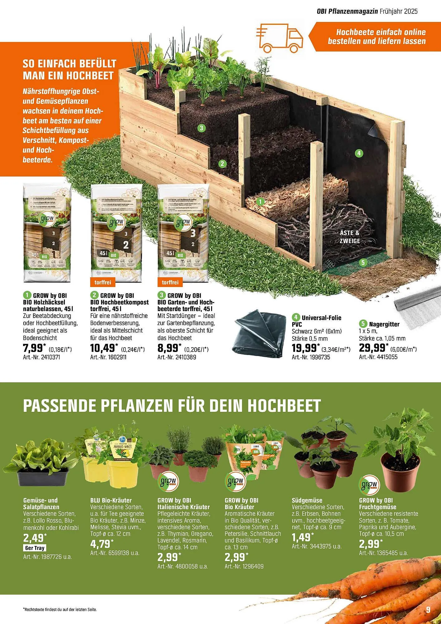 OBI Prospekt von 6. April bis 24. April 2025 - Prospekt seite 9