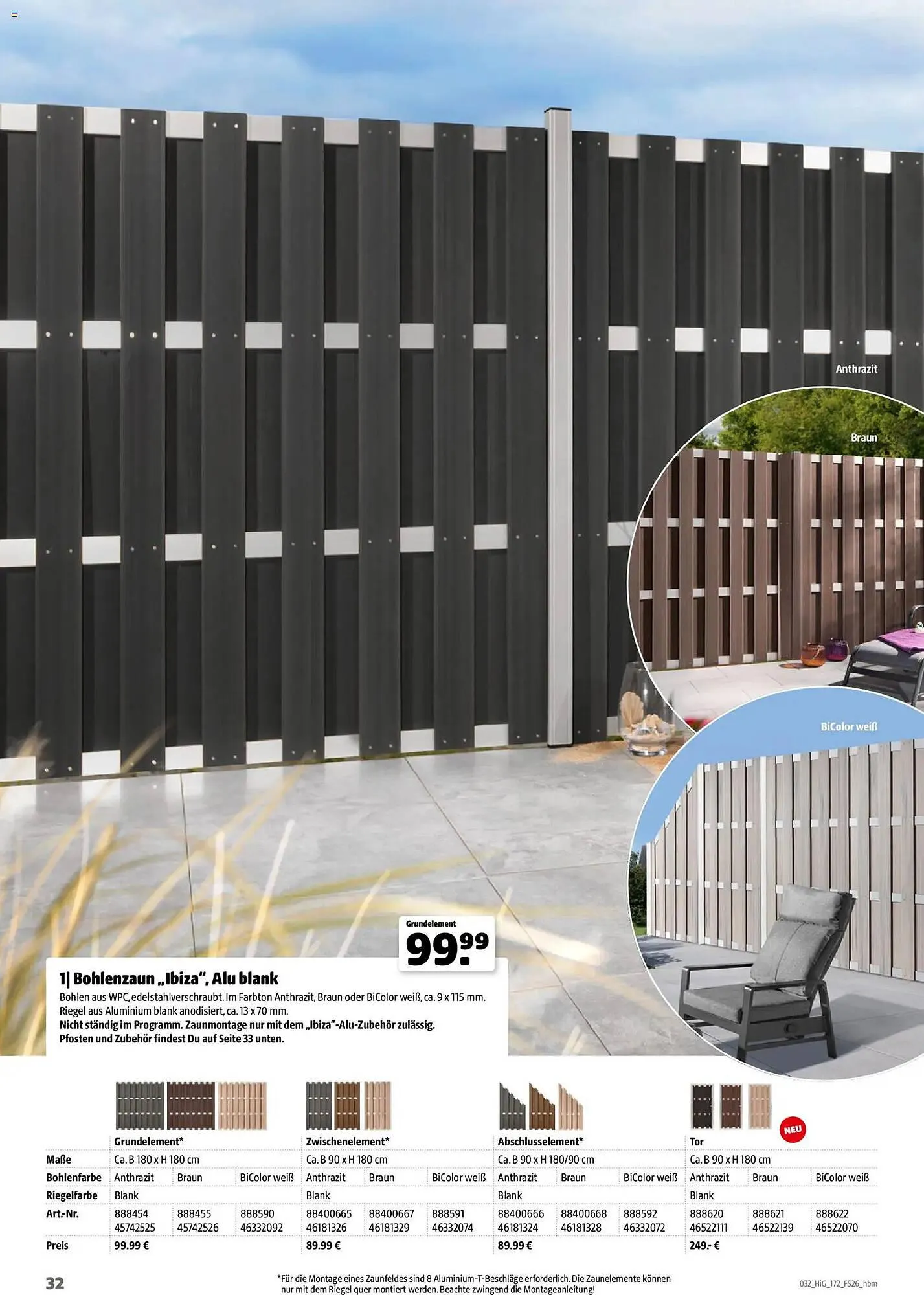 Hagebau Prospekt von 2. März bis 31. Dezember 2026 - Prospekt seite 32