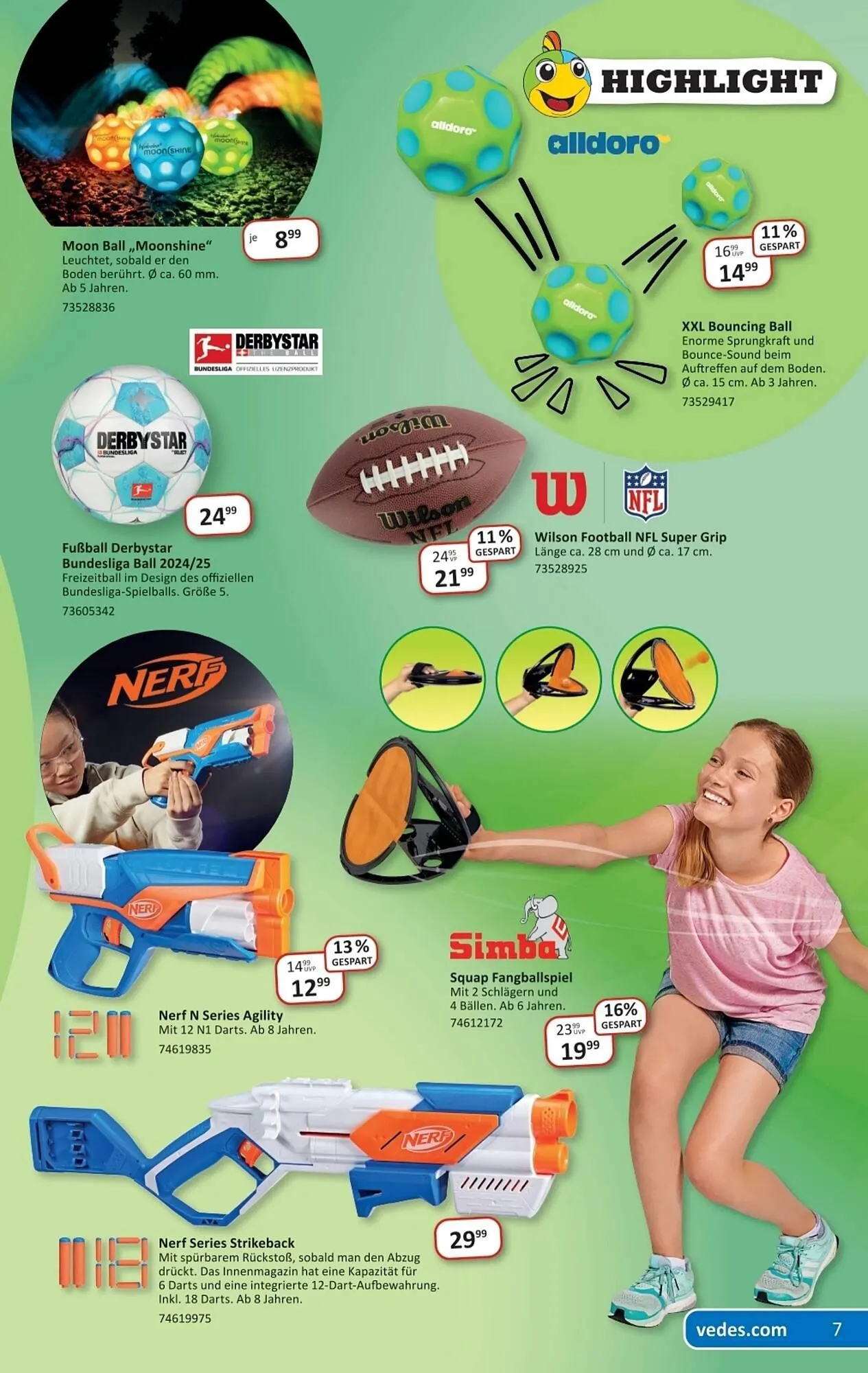 Vedes Prospekt von 31. März bis 1. Mai 2025 - Prospekt seite 7