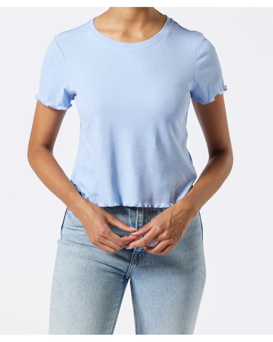 Rippshirt Janina, Wellenkanten