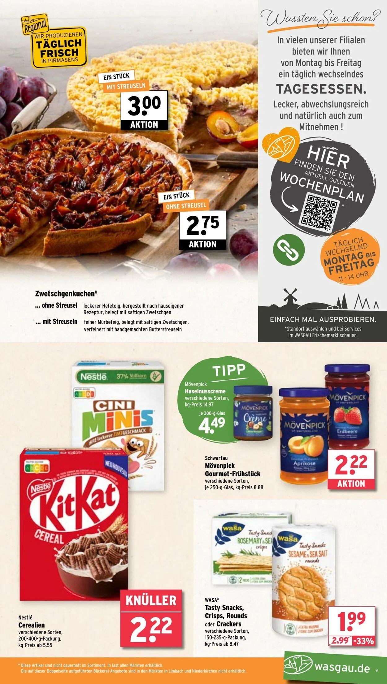 WASGAU Aktueller Prospekt von 10. August bis 24. August 2025 - Prospekt seite 9