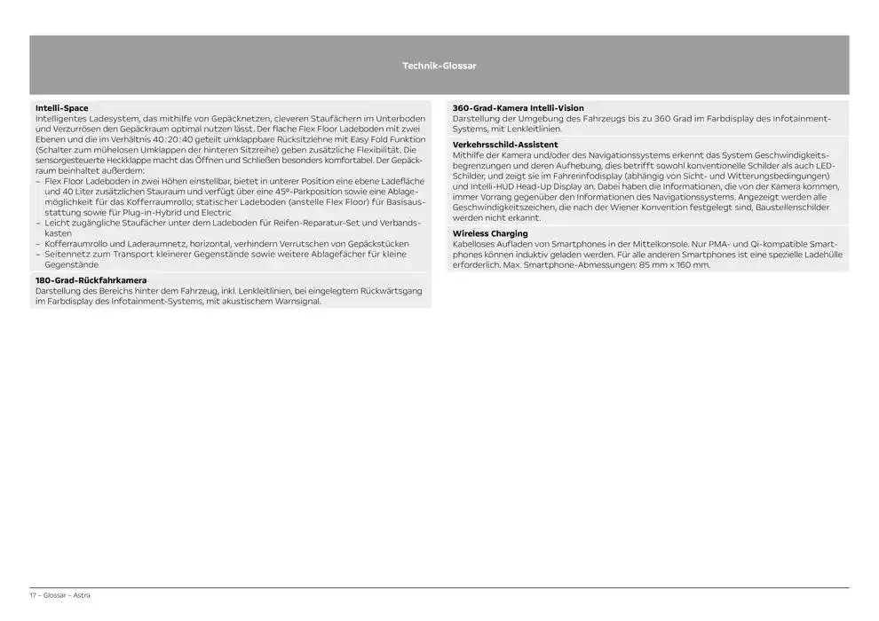 Opel Astra 5-Türer von 12. November bis 12. November 2025 - Prospekt seite 17