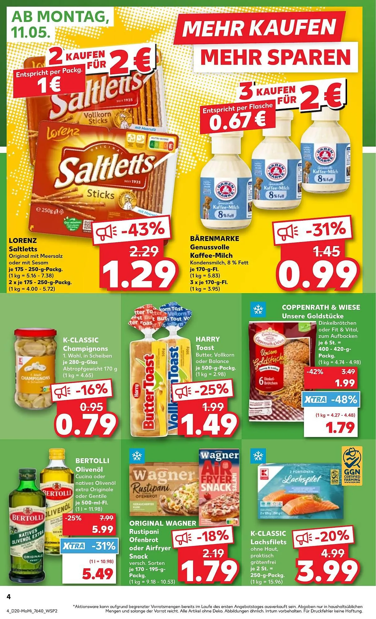 Kaufland Prospekt von 11. Mai bis 13. Mai 2026 - Prospekt seite 4