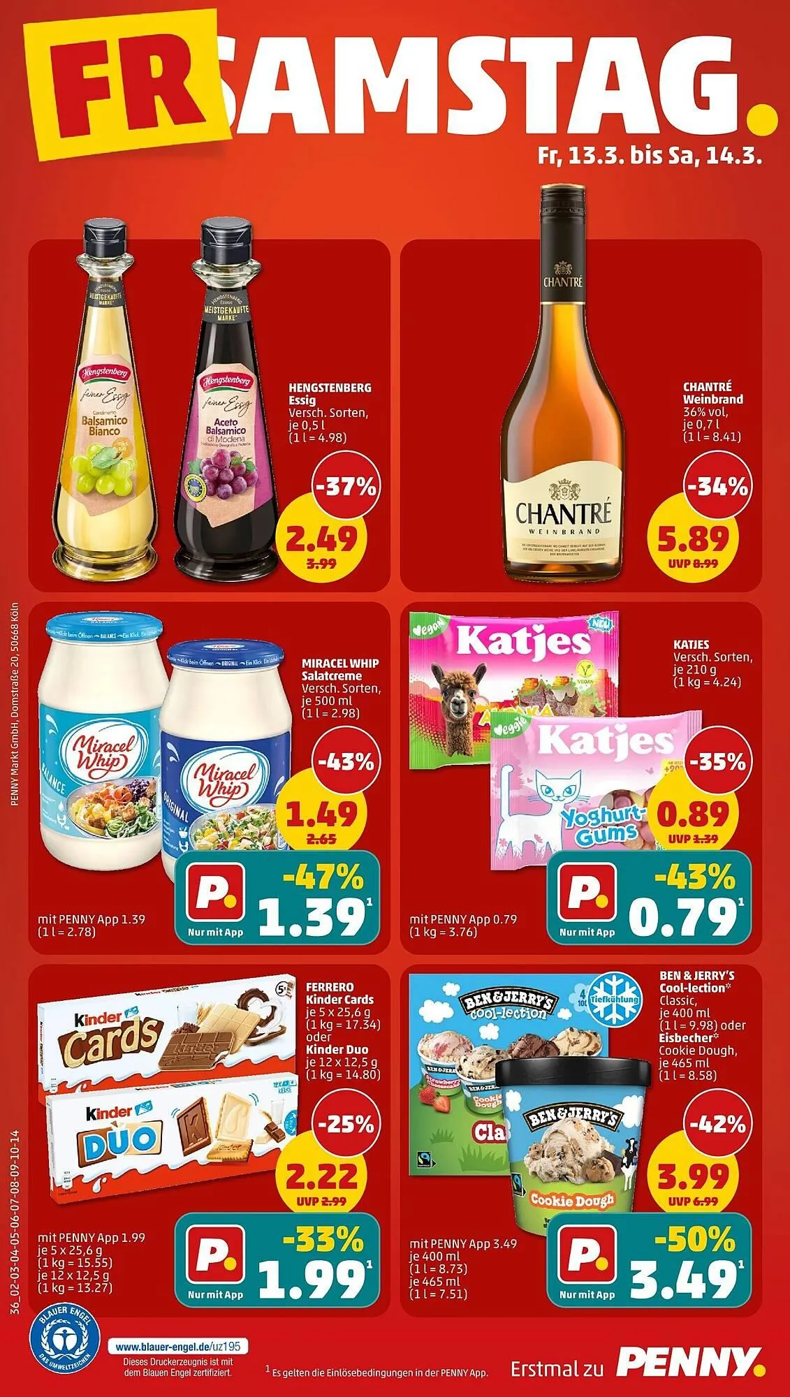 PENNY Prospekt von 9. März bis 14. März 2026 - Prospekt seite 38