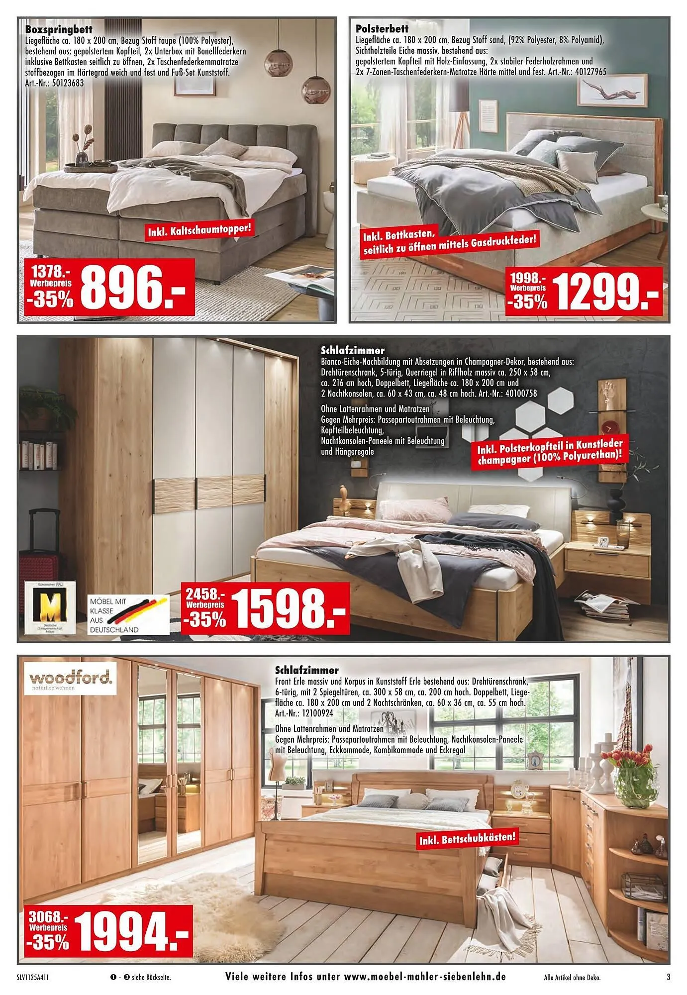 Möbel Mahler Katalog von 26. November bis 30. Dezember 2025 - Prospekt seite 3