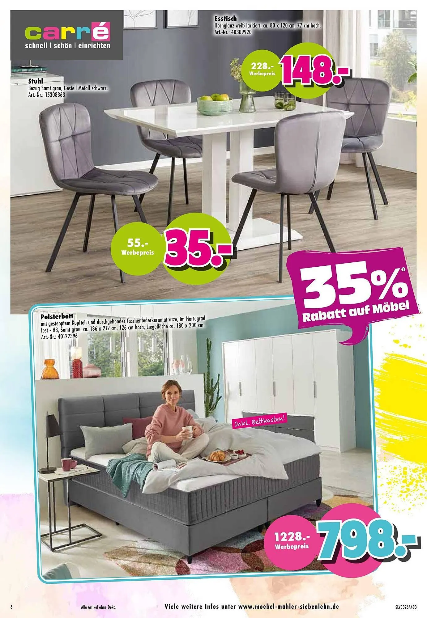Möbel Mahler Katalog von 4. März bis 7. April 2026 - Prospekt seite 6