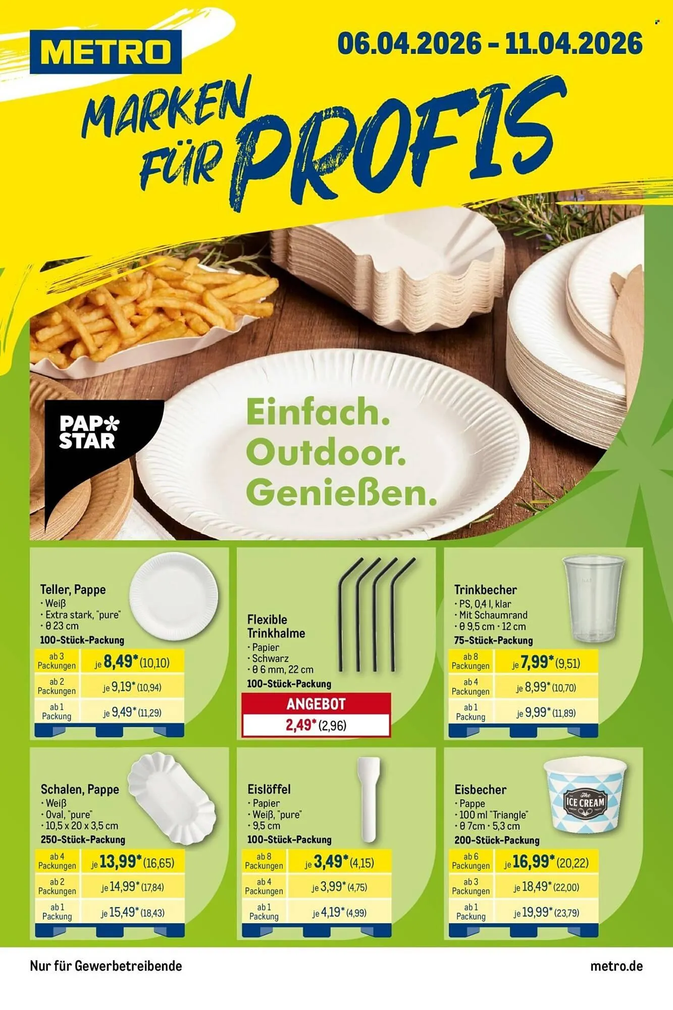 METRO Prospekt von 6. April bis 11. April 2026 - Prospekt seite 1