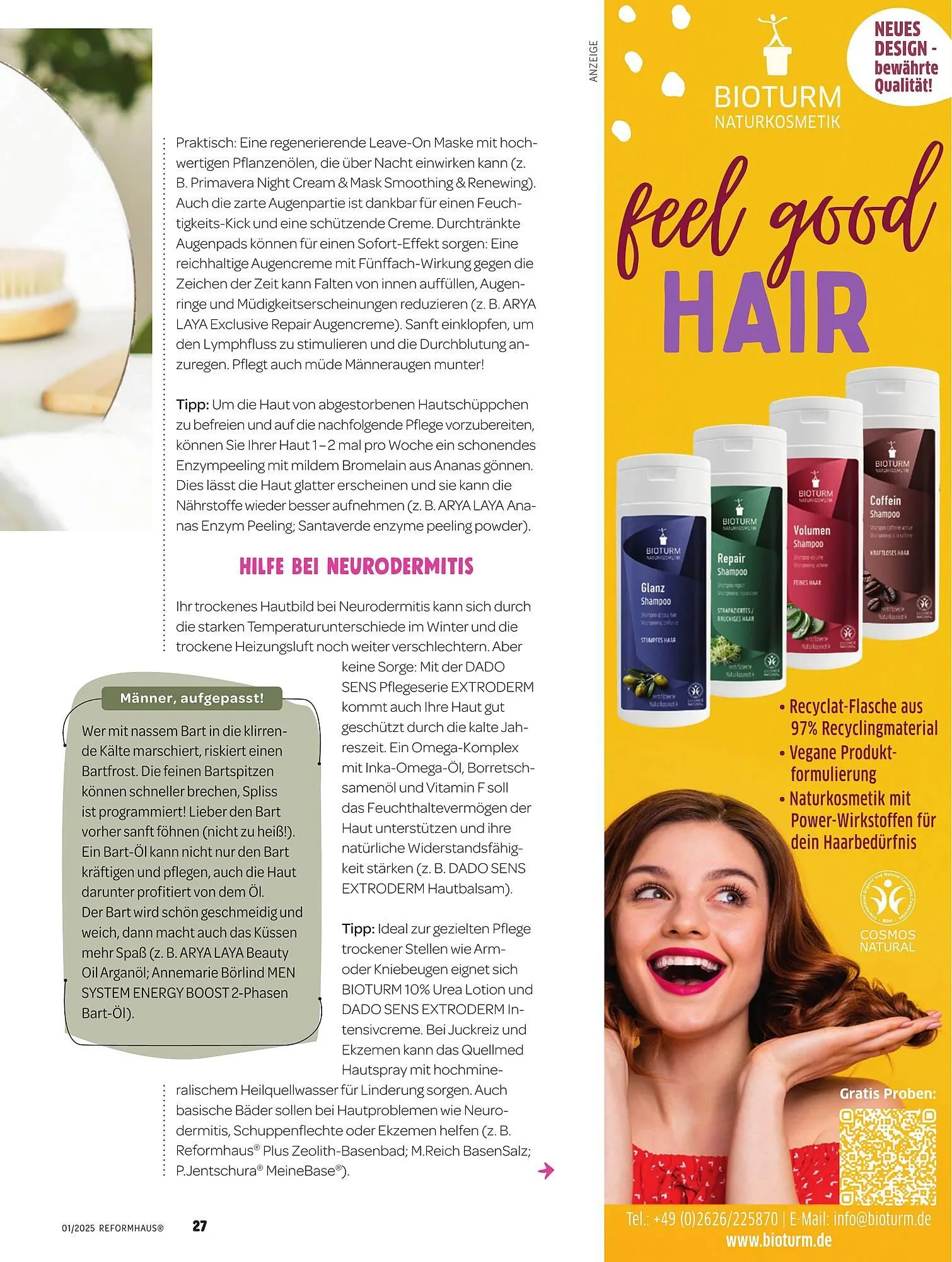 Reformhaus Prospekt von 1. Januar bis 31. Januar 2025 - Prospekt seite 27