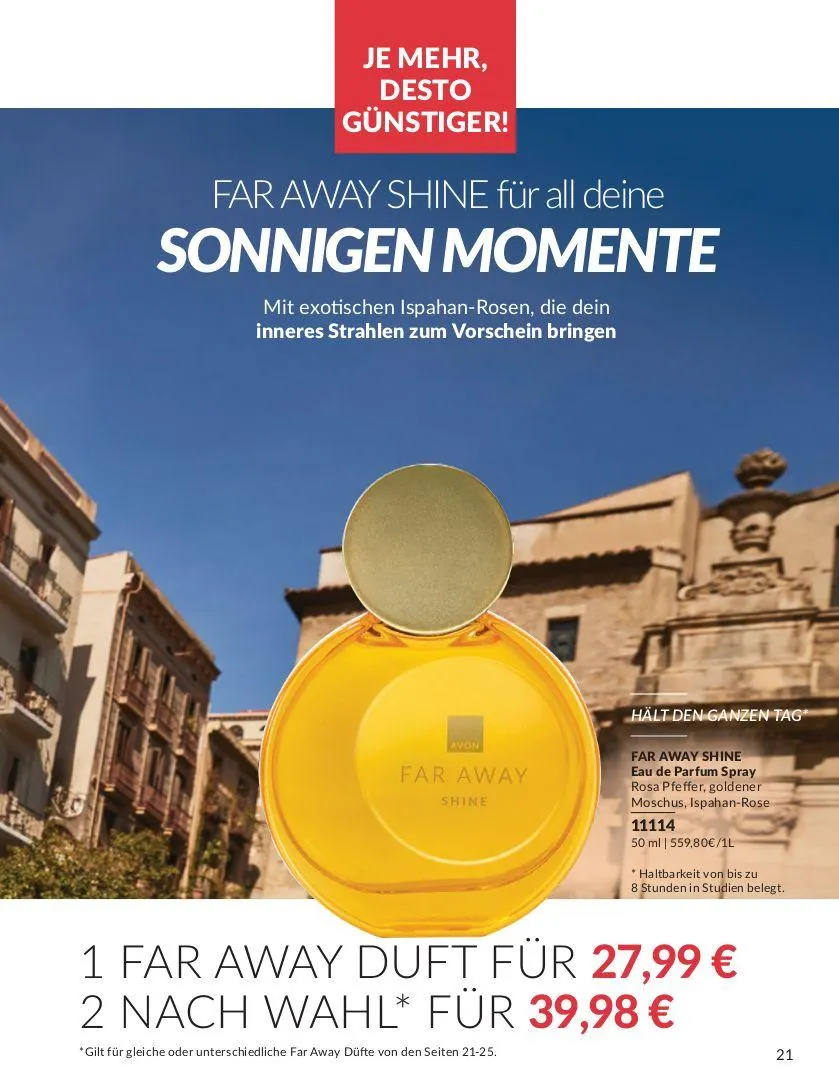 Avon Aktueller Prospekt von 9. Juli bis 23. Juli 2025 - Prospekt seite 21