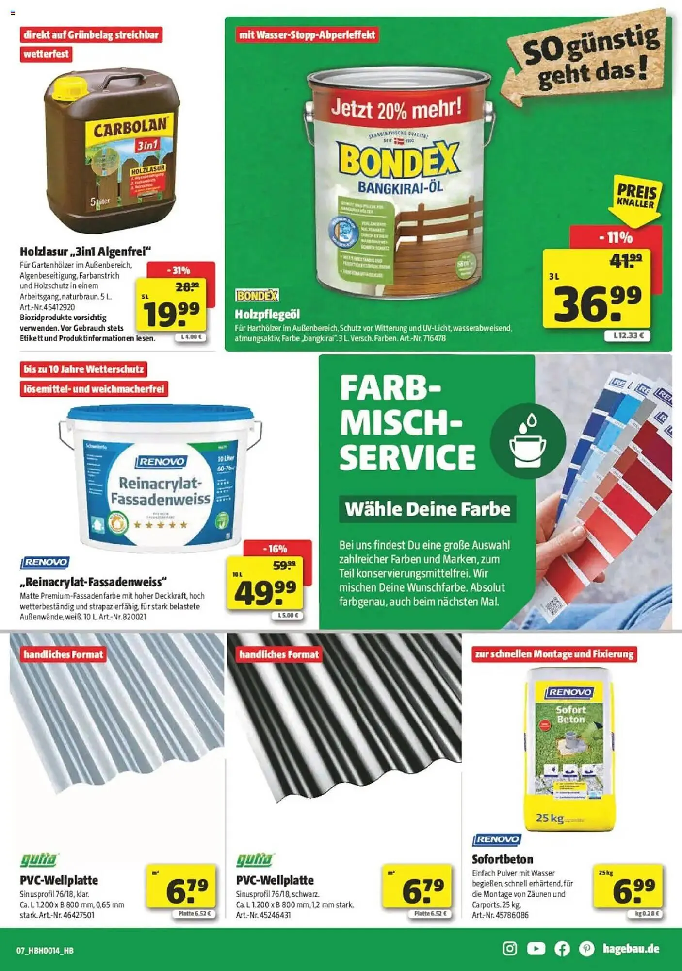 Hagebau Prospekt von 29. März bis 5. April 2025 - Prospekt seite 7