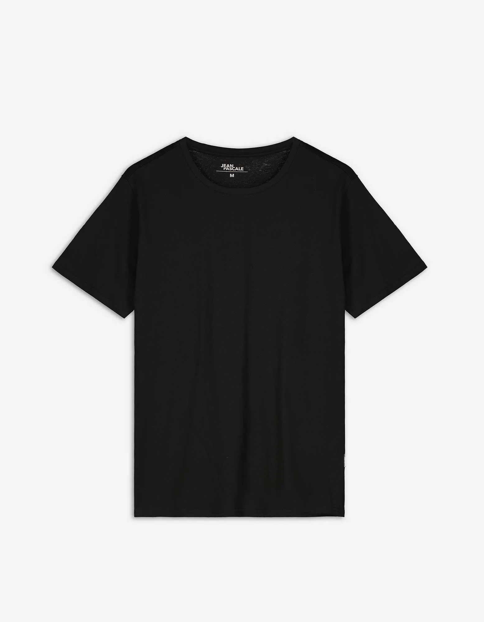 T-Shirt - einfarbig - schwarz