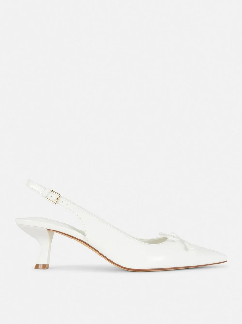 Slingback mit spitzem Absatz