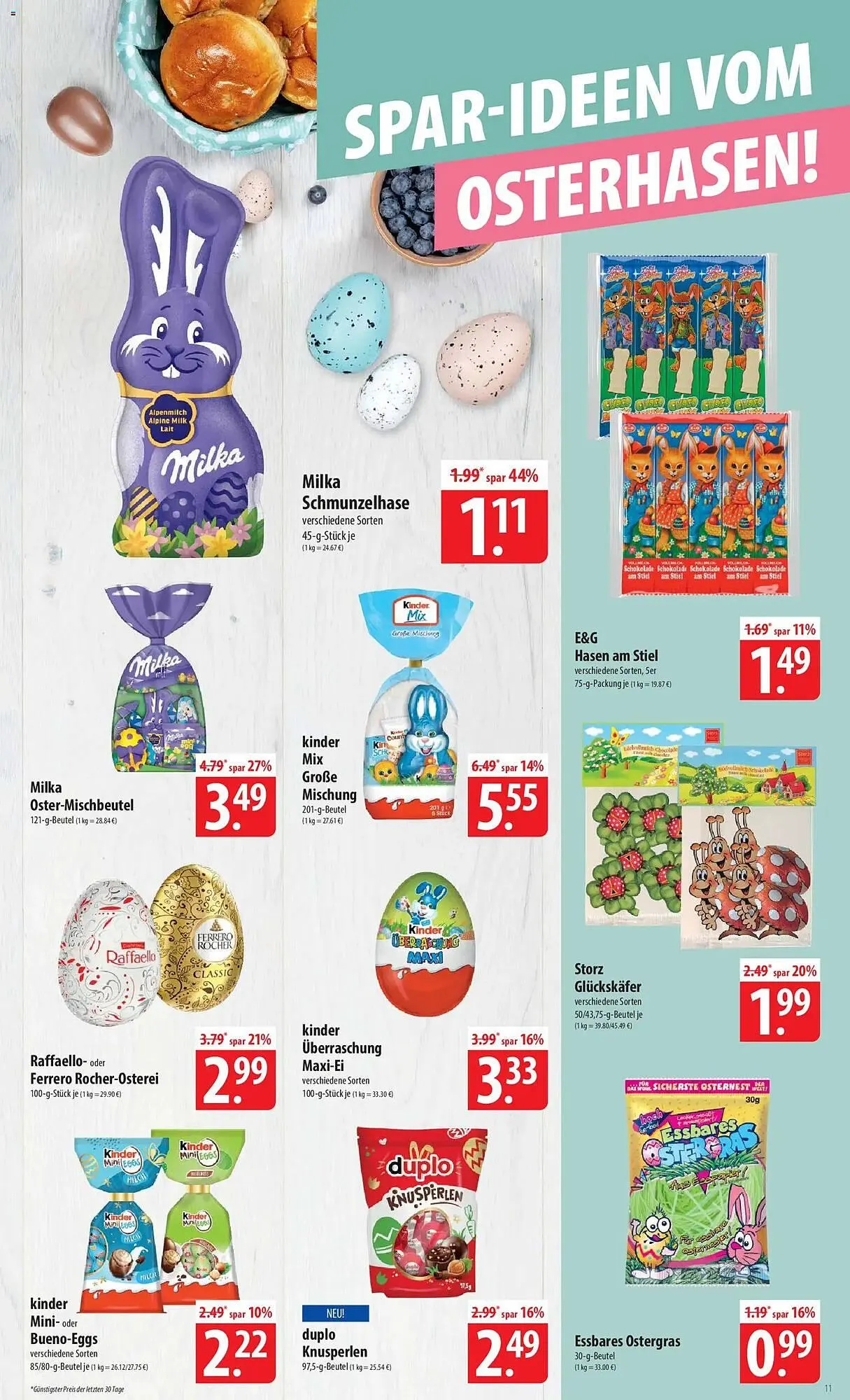 Famila Nord Ost Prospekt von 30. März bis 4. April 2026 - Prospekt seite 11