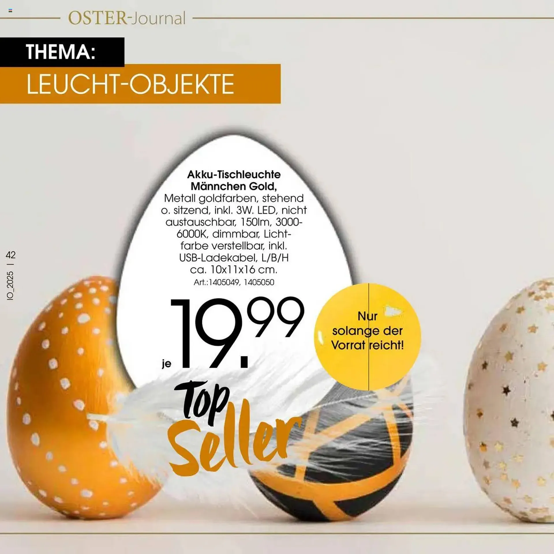 Zurbrüggen Prospekt von 11. April bis 26. April 2025 - Prospekt seite 44