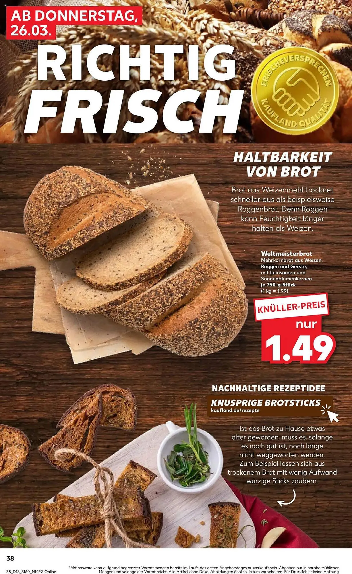 Kaufland Prospekt von 26. März bis 1. April 2026 - Prospekt seite 38