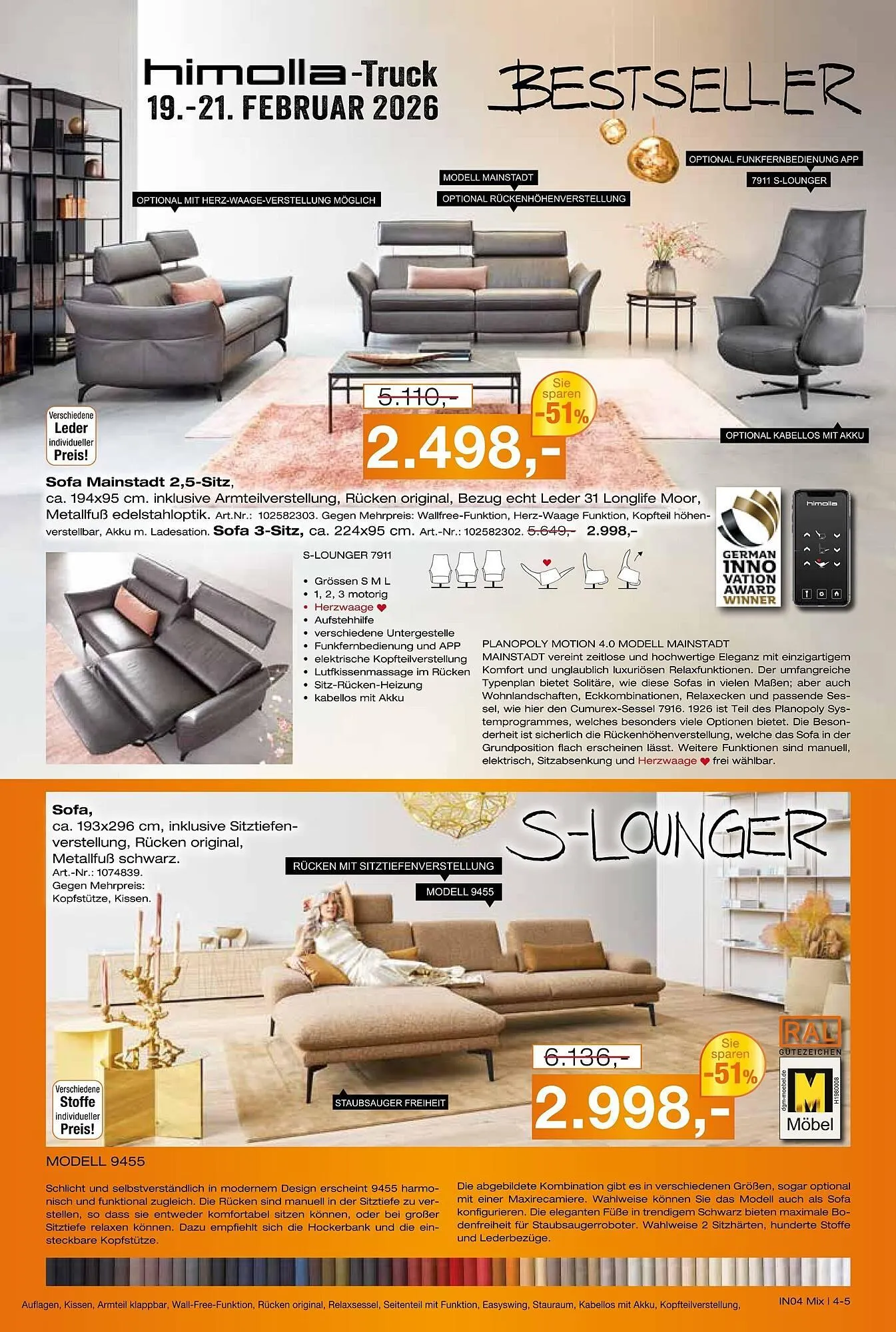 Möbel Inhofer Prospekt von 4. Februar bis 21. Februar 2026 - Prospekt seite 5