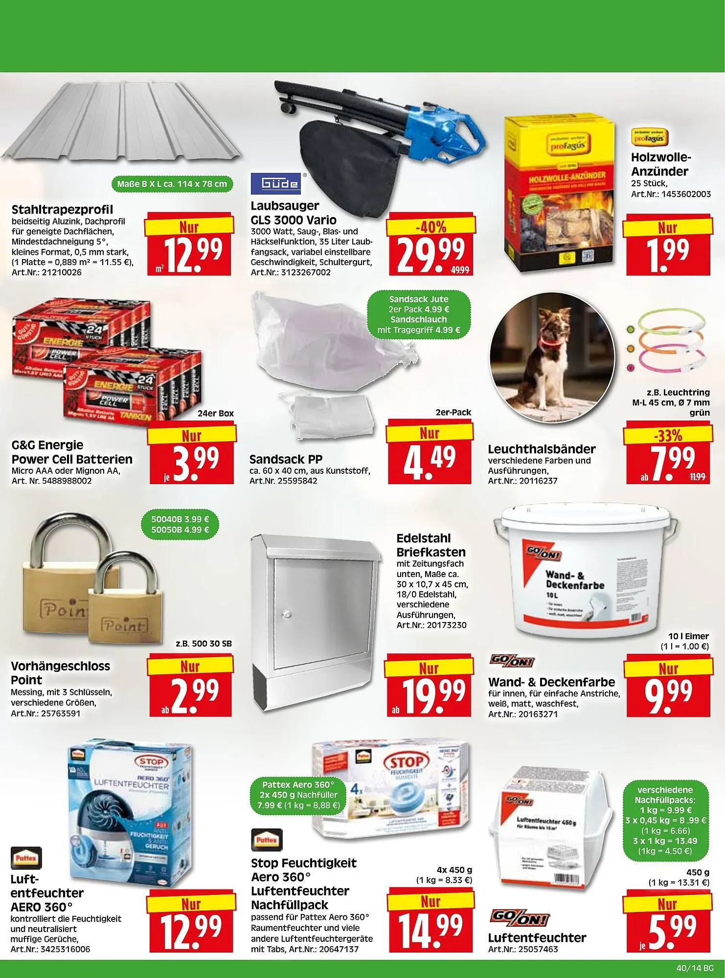 Herkules Baumarkt Prospekt von 29. September bis 4. Oktober 2025 - Prospekt seite 14