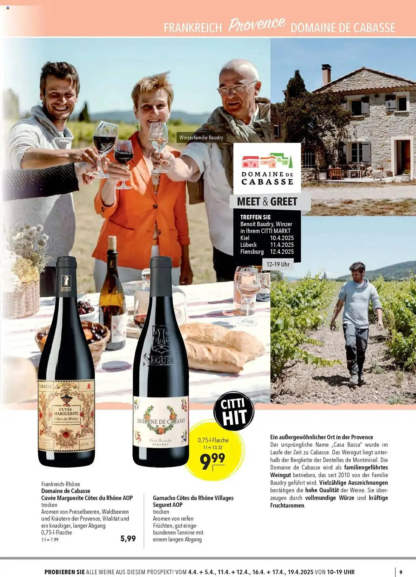 CITTI Markt Prospekt von 2. April bis 22. April 2025 - Prospekt seite 9