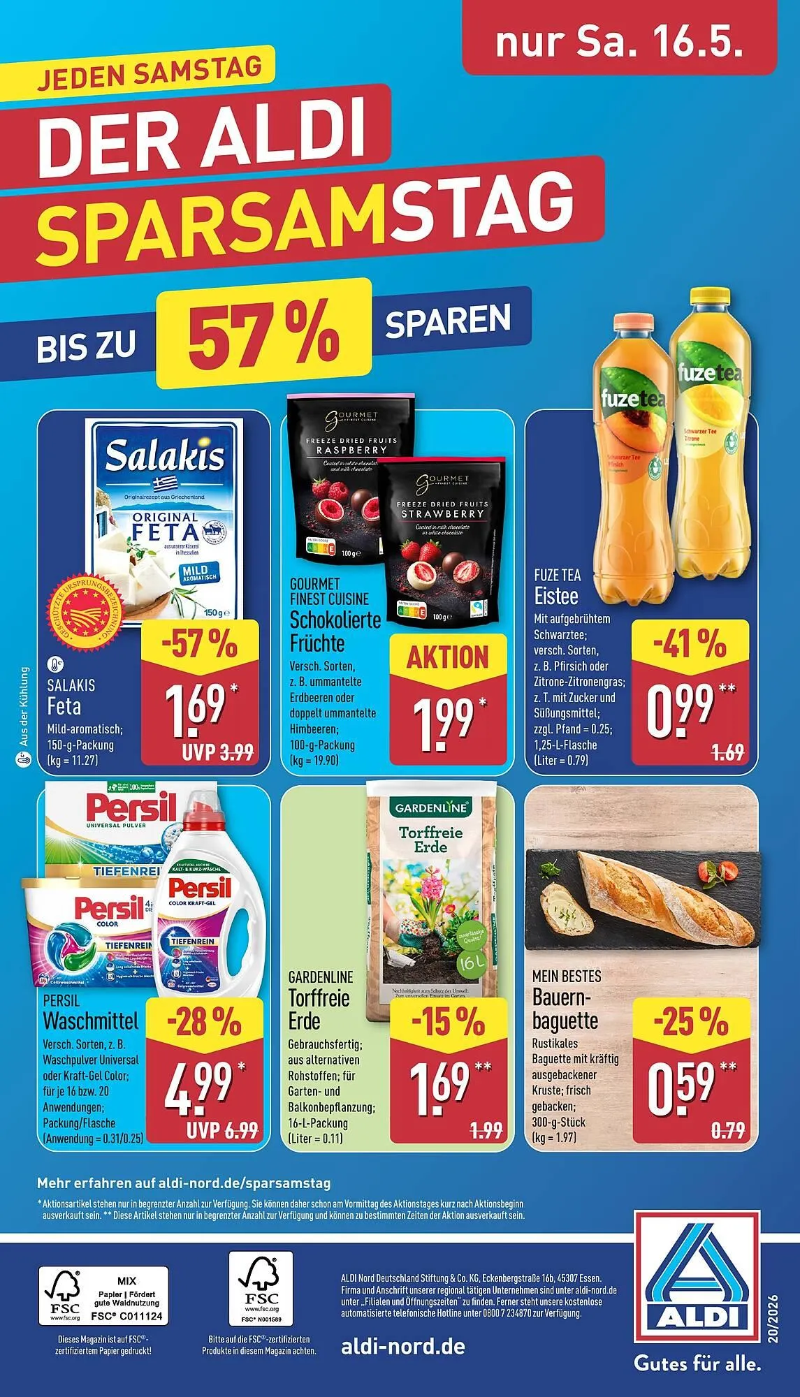 Aldi Nord Prospekt von 11. Mai bis 16. Mai 2026 - Prospekt seite 36