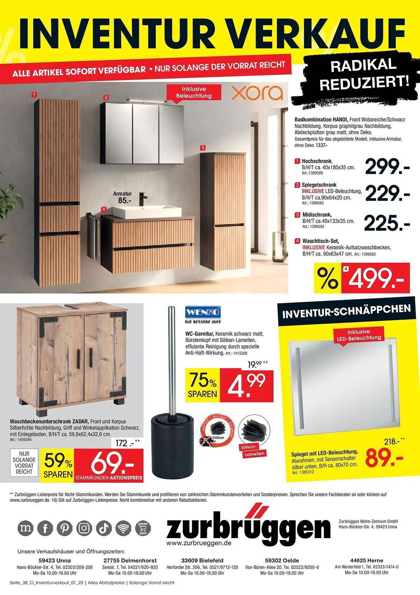 Zurbrüggen Prospekt von 31. Mai bis 6. Juni 2025 - Prospekt seite 38