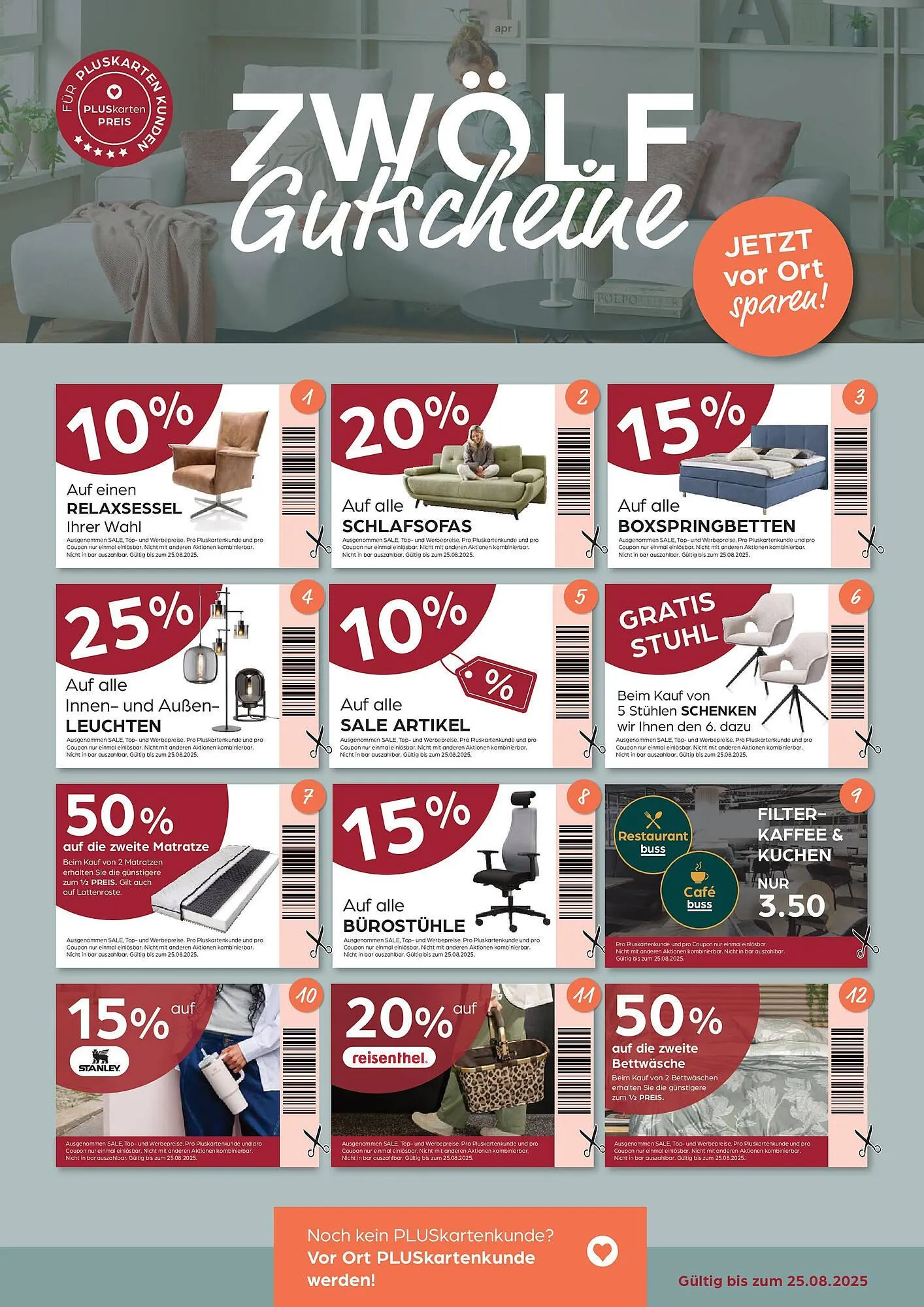 Möbel Buss Prospekt von 7. August bis 25. August 2025 - Prospekt seite 2