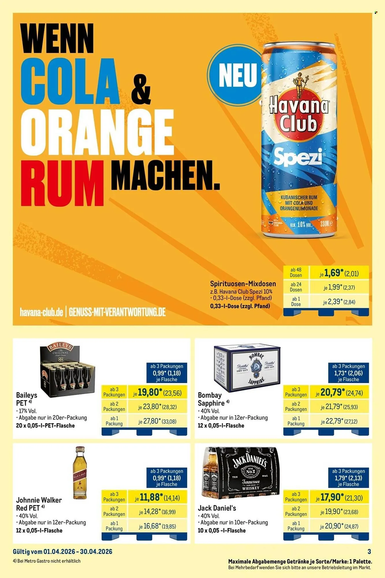 METRO Prospekt von 1. April bis 30. April 2026 - Prospekt seite 3