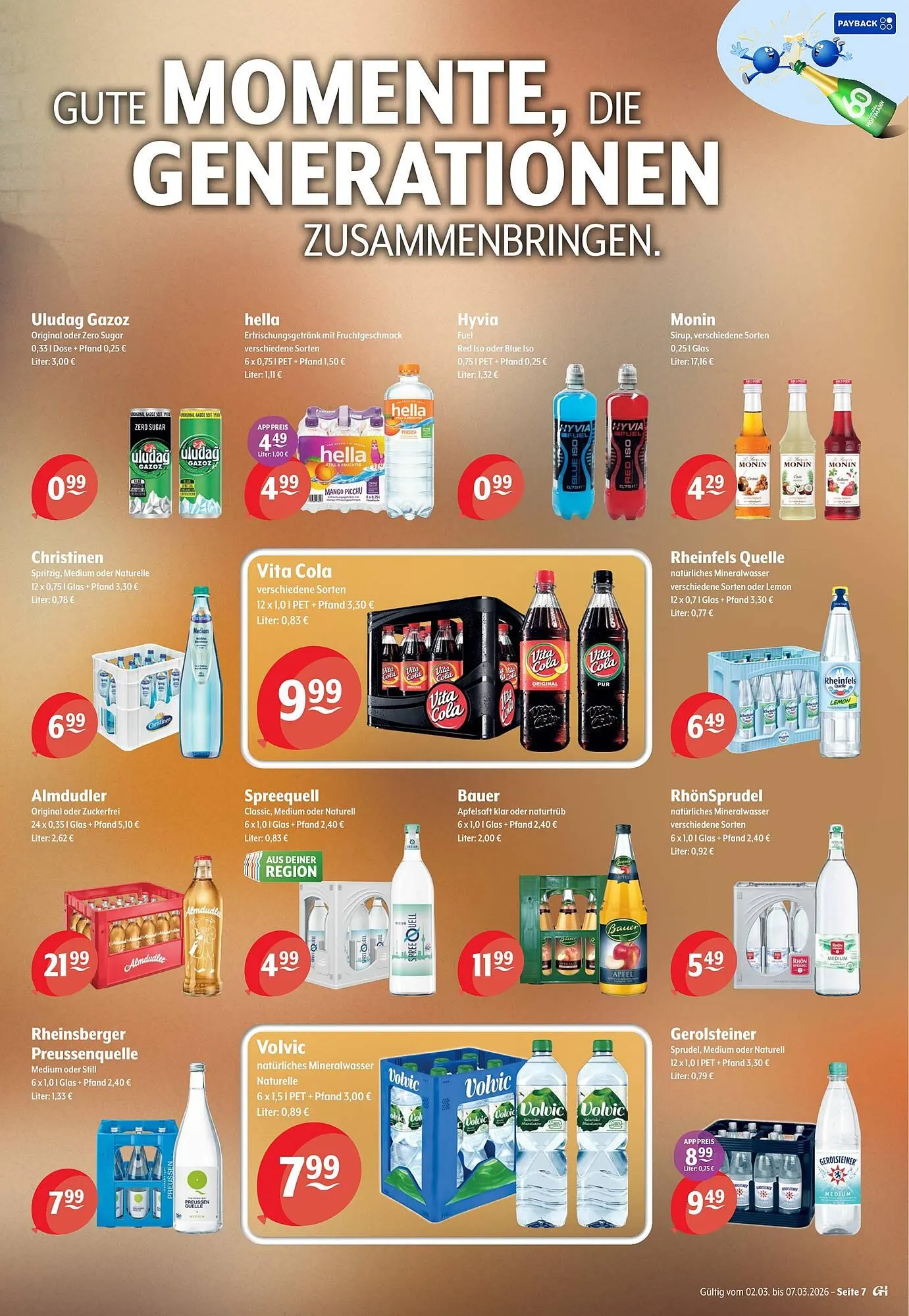 Getränke Hoffmann Prospekt von 2. März bis 7. März 2026 - Prospekt seite 7
