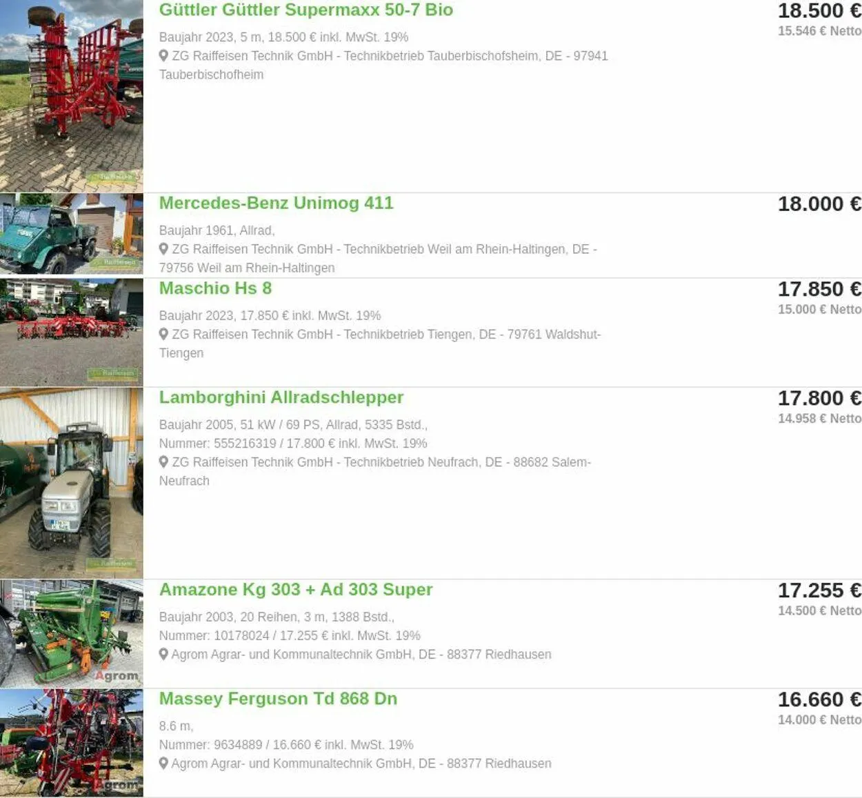 ZG Raiffeisen Aktueller Prospekt von 31. März bis 9. April 2025 - Prospekt seite 17