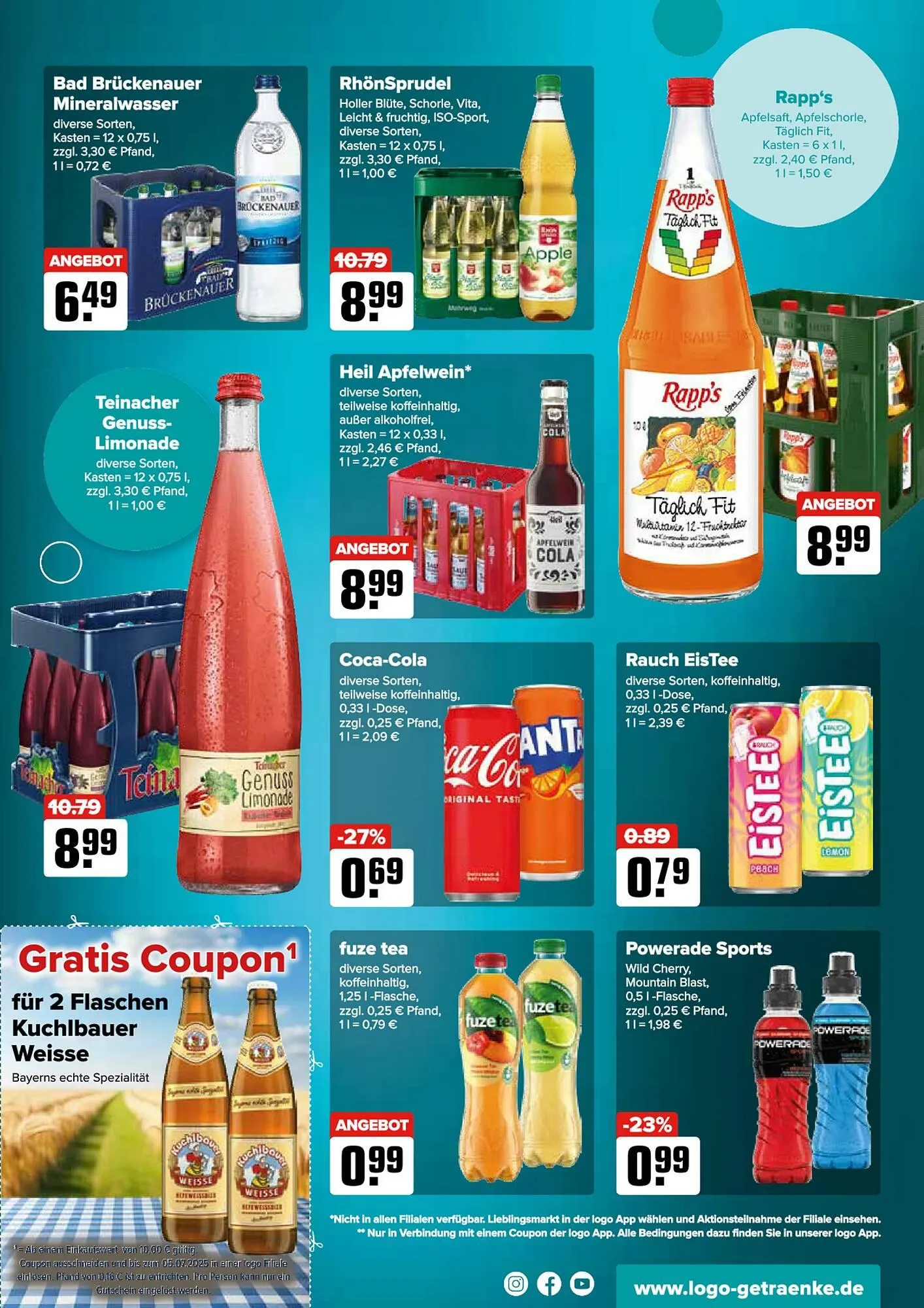 Logo Getränkemarkt Prospekt von 30. Juni bis 5. Juli 2025 - Prospekt seite 3