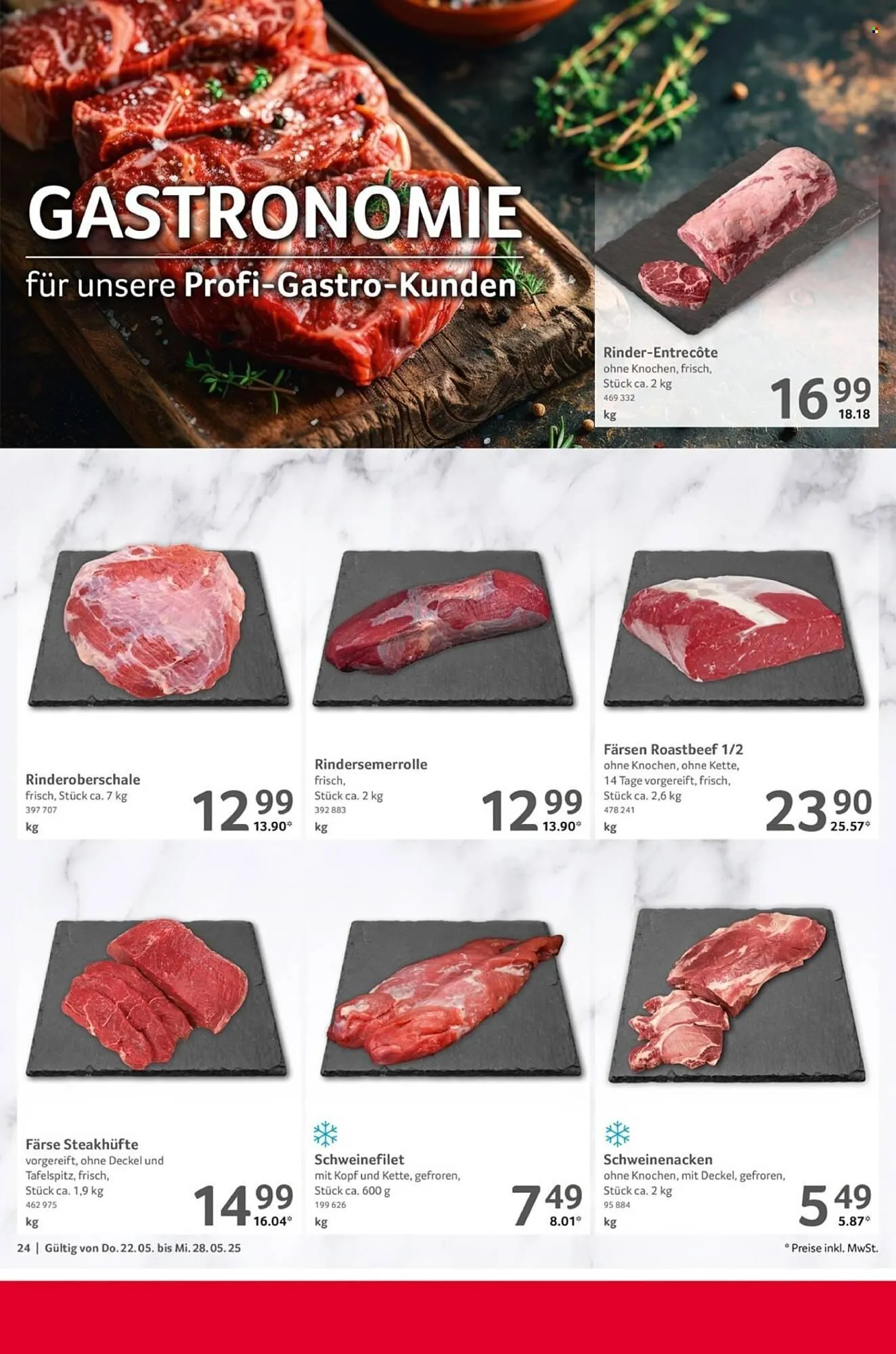 Selgros Prospekt von 22. Mai bis 28. Mai 2025 - Prospekt seite 24