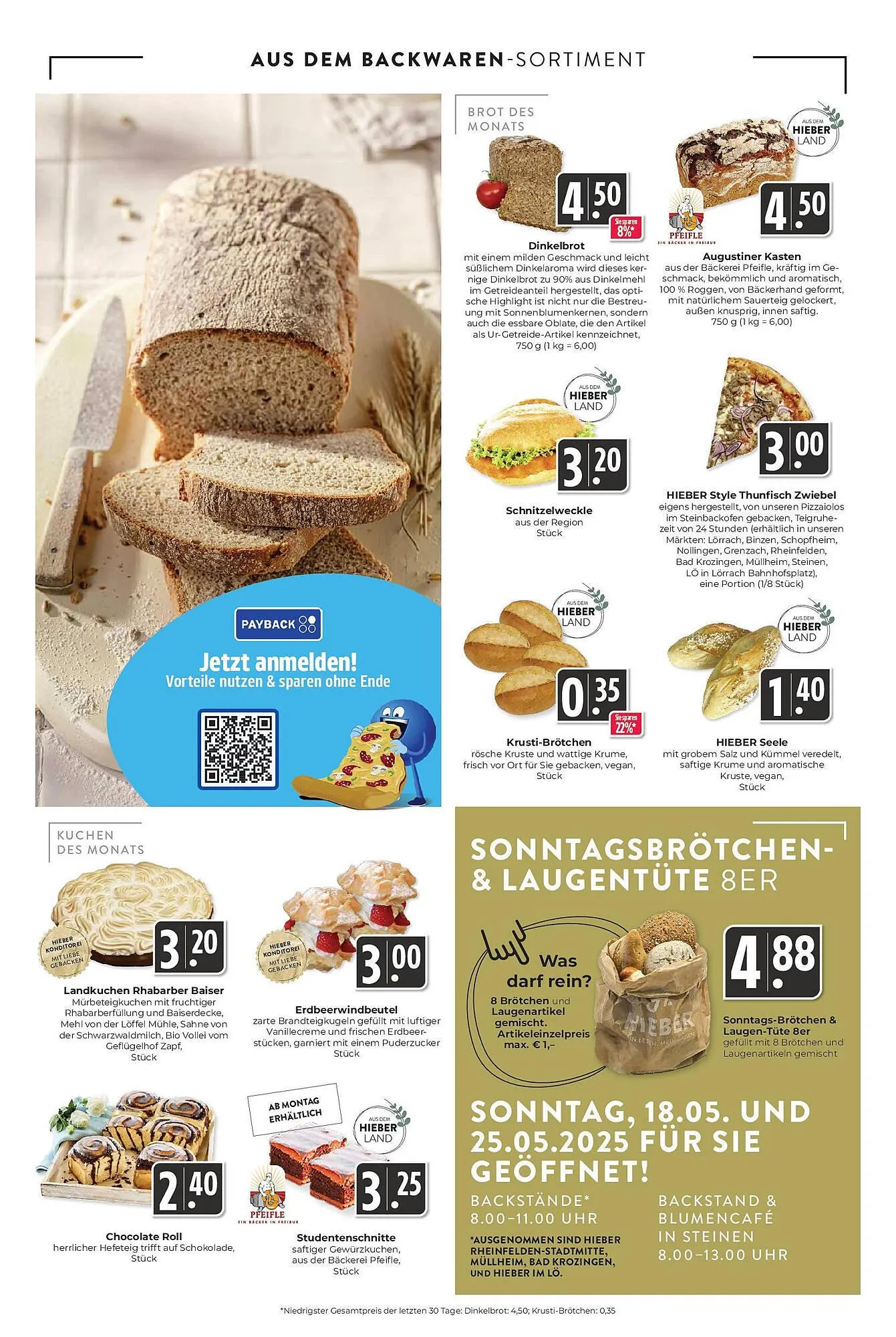 Hieber's Frische Center Prospekt von 18. Mai bis 24. Mai 2025 - Prospekt seite 8