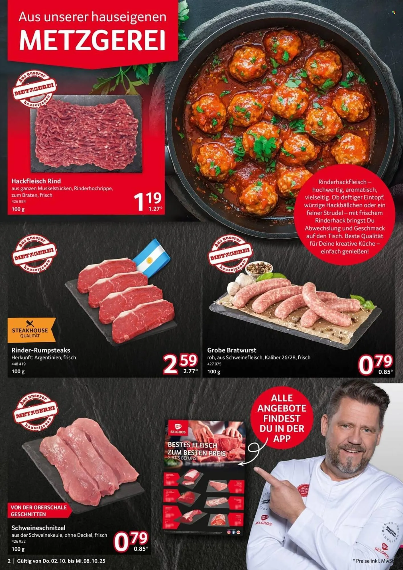 Selgros Prospekt von 2. Oktober bis 8. Oktober 2025 - Prospekt seite 2