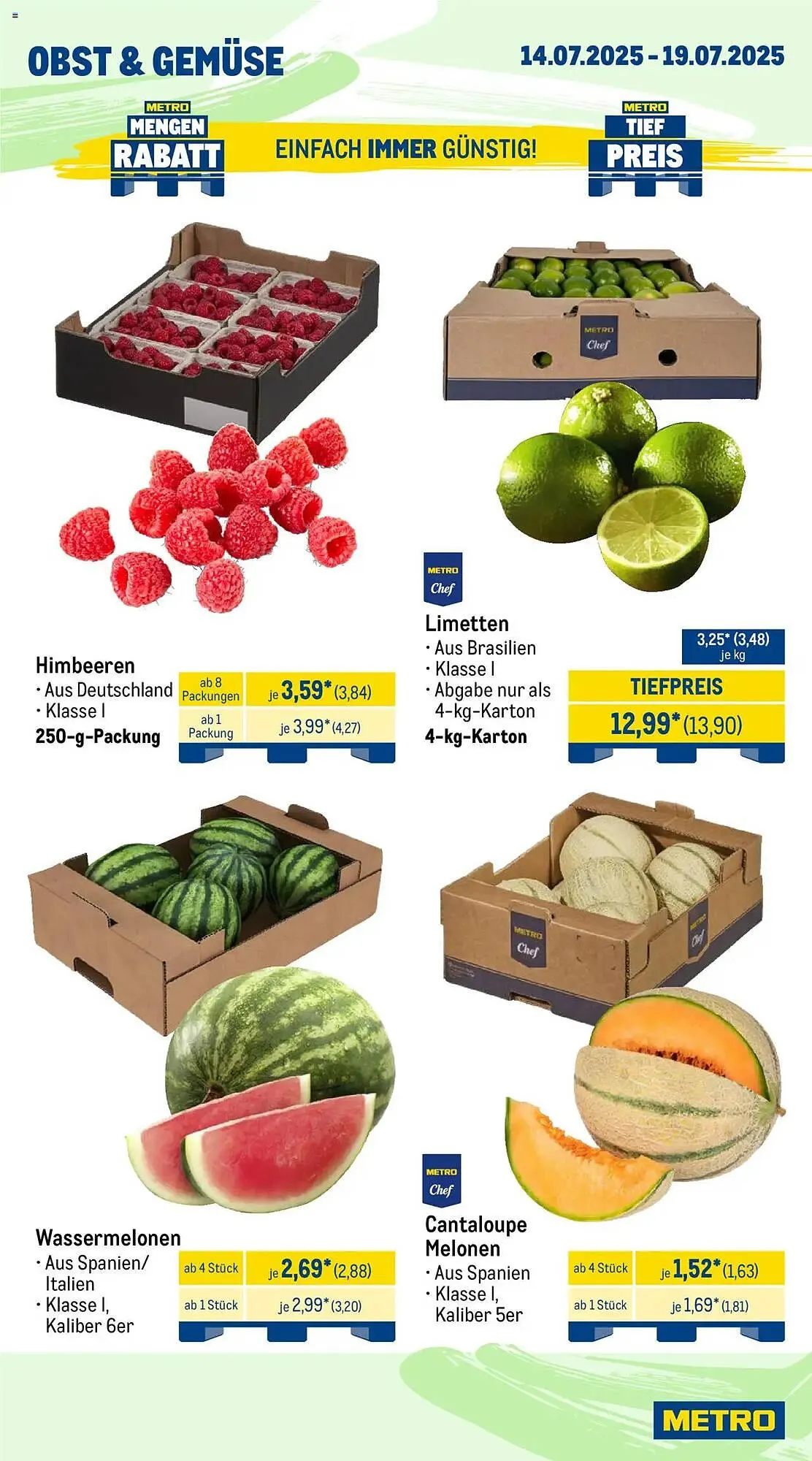 METRO Prospekt von 14. Juli bis 19. Juli 2025 - Prospekt seite 8